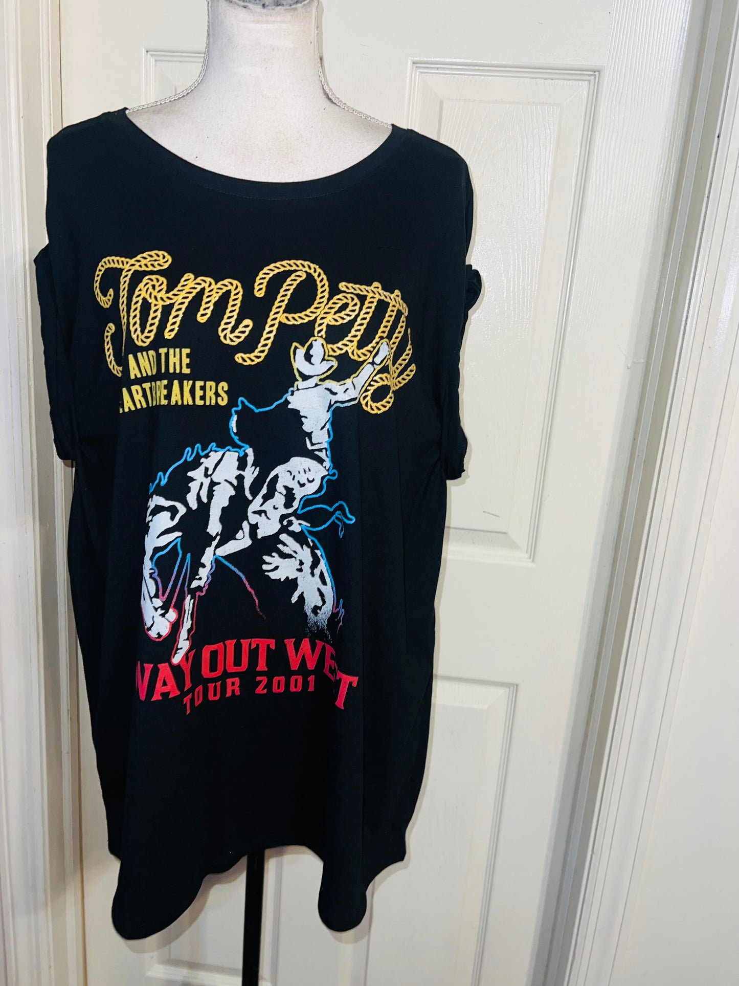 Tom Petty & The Heartbreakers Oversized Distressed Tee