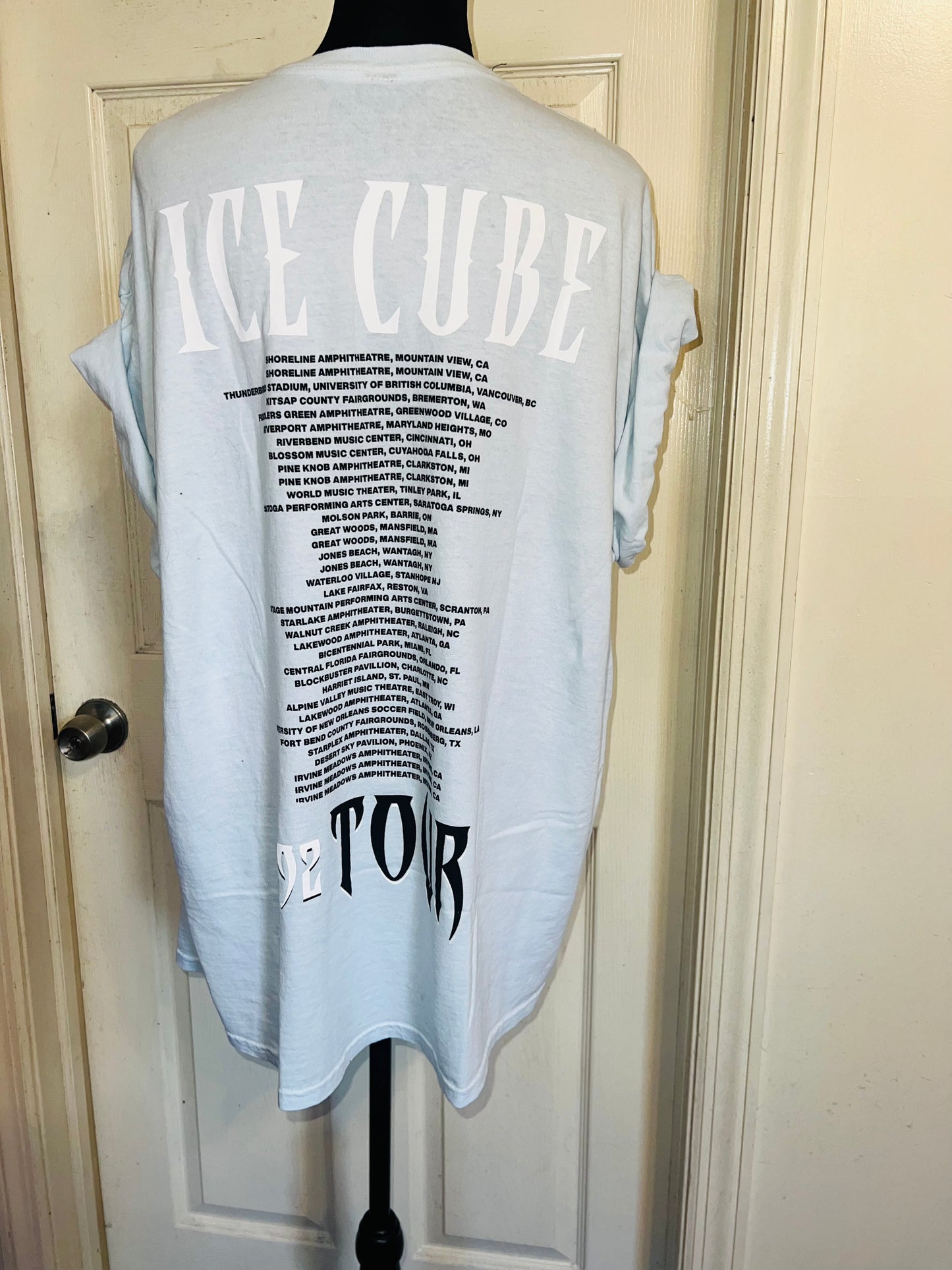 Ice Cube Double Sided Oversized Distressed Tee