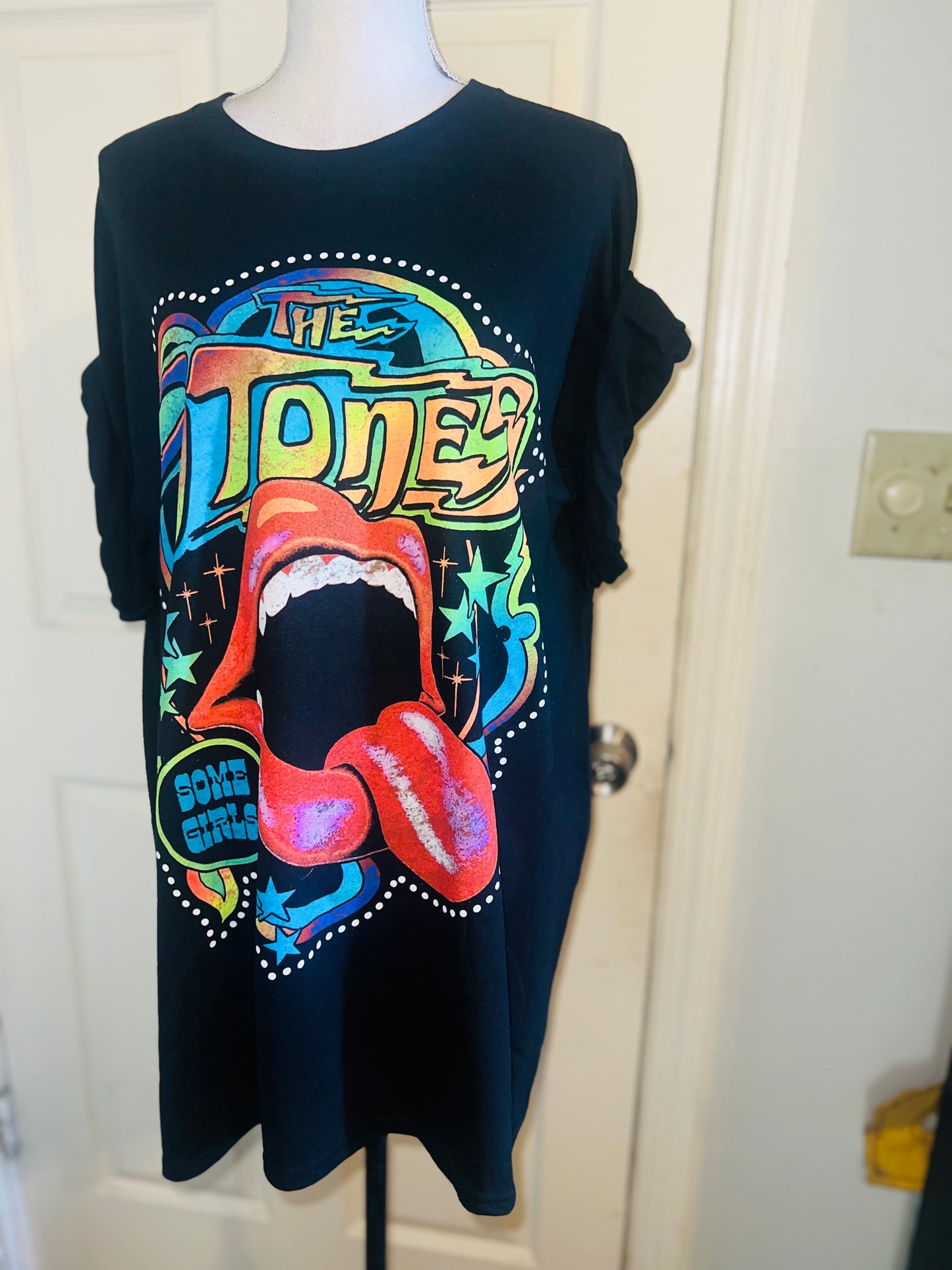 Rolling Stones Oversized Distressed Tee