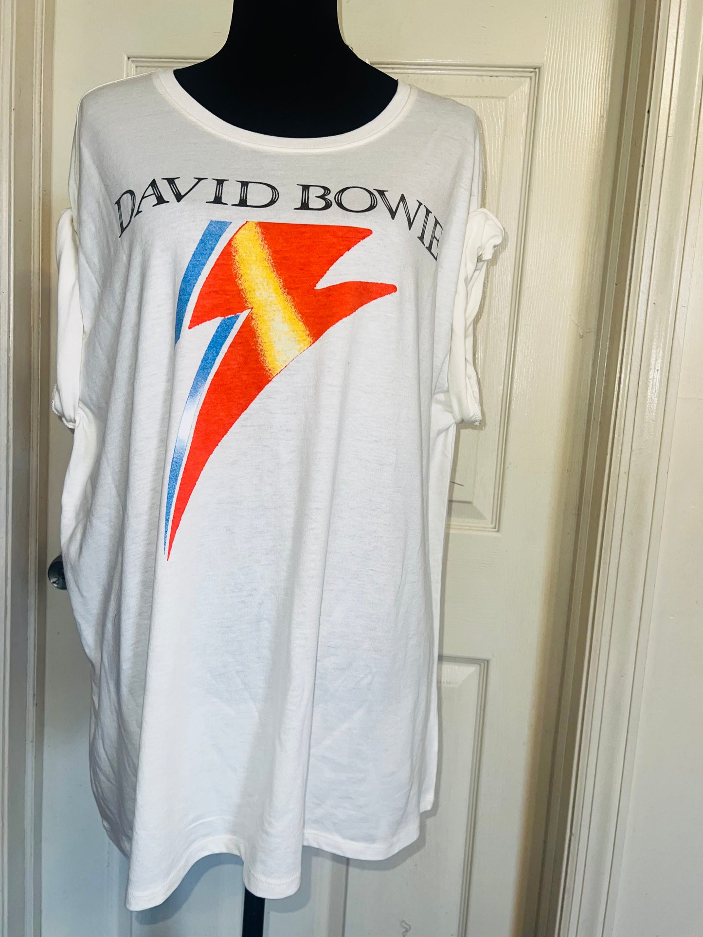 David Bowie Oversized Distressed Tee