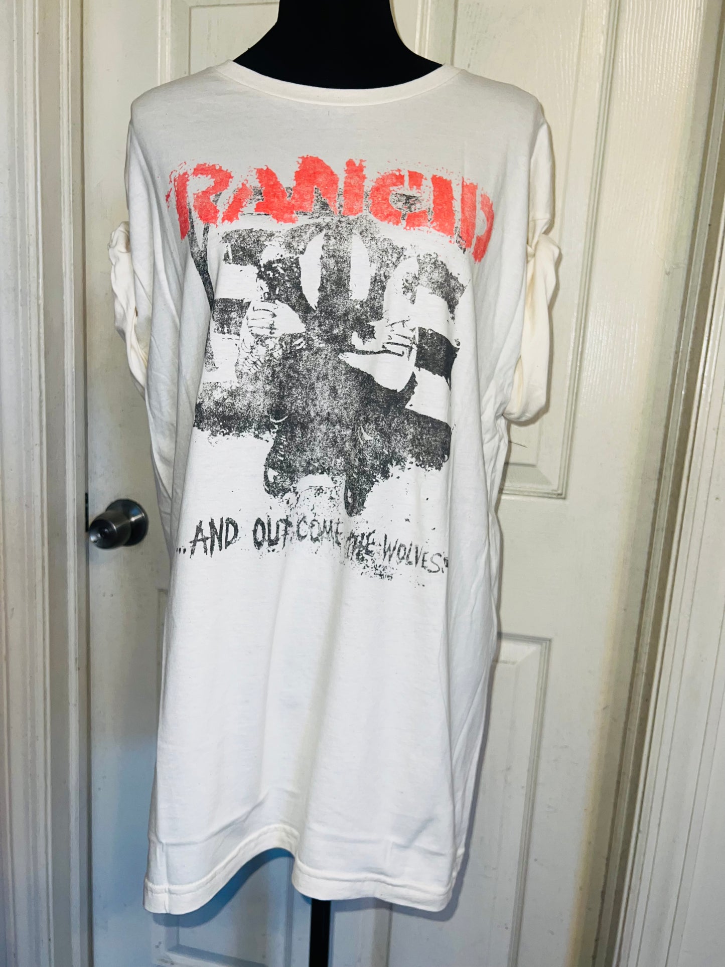 Rancid Oversized Distressed Tee