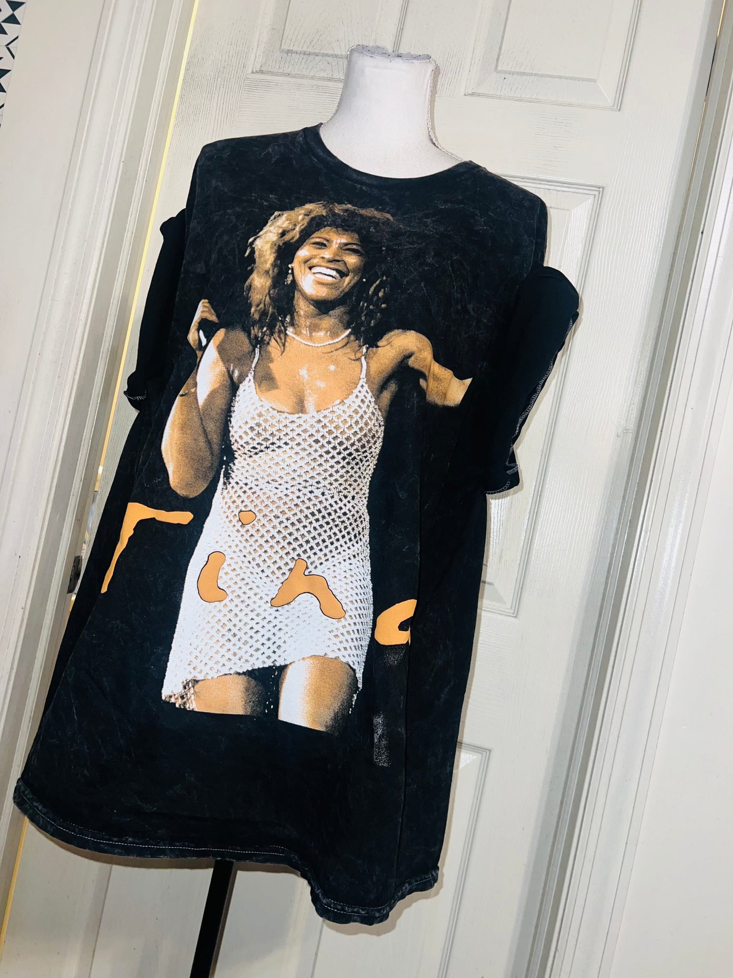 Tina Turner Oversized Distressed Tee