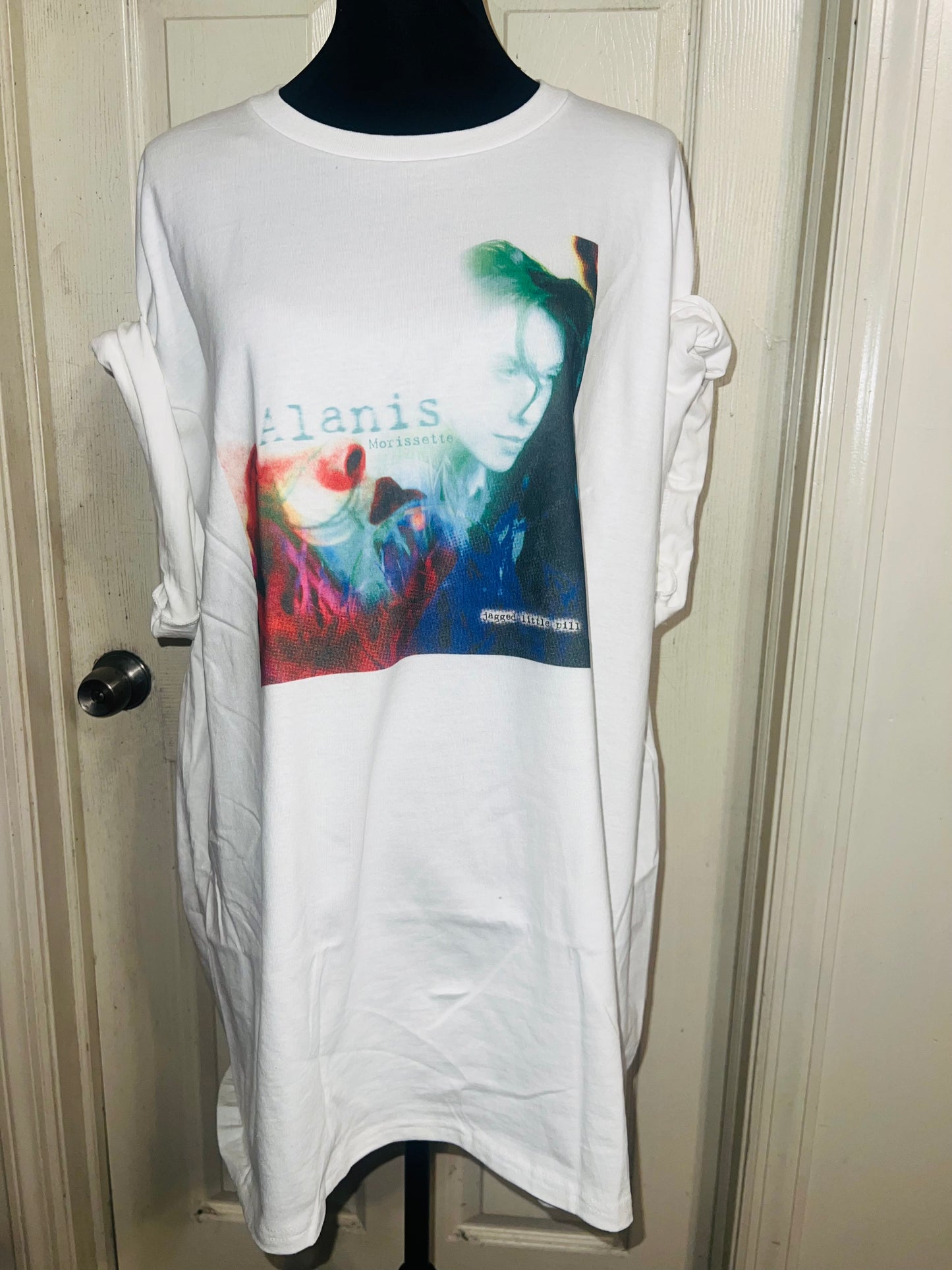 Alanis Morissette Oversized Distressed Tee