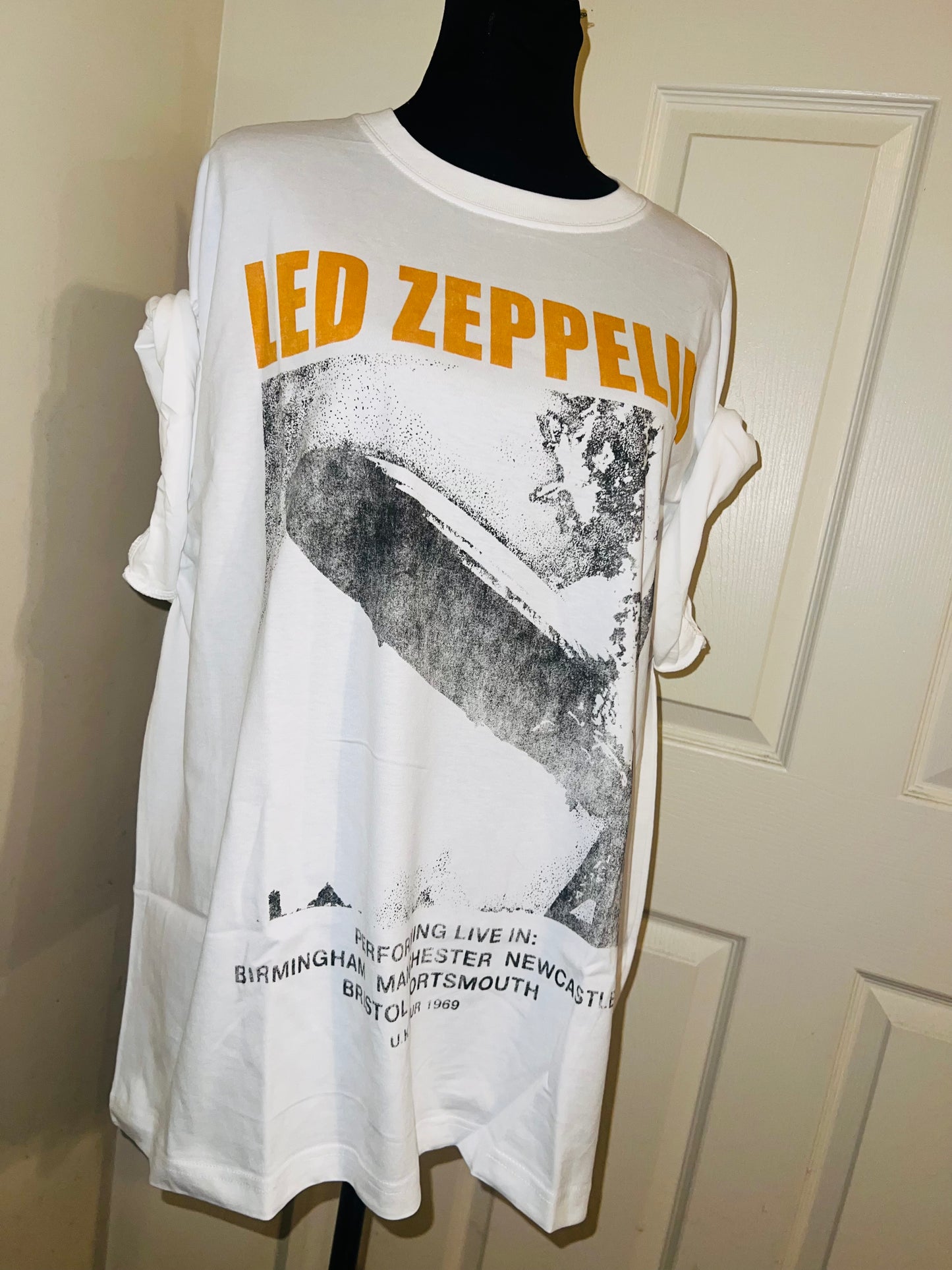 Led Zeppelin Oversized Distressed Tee