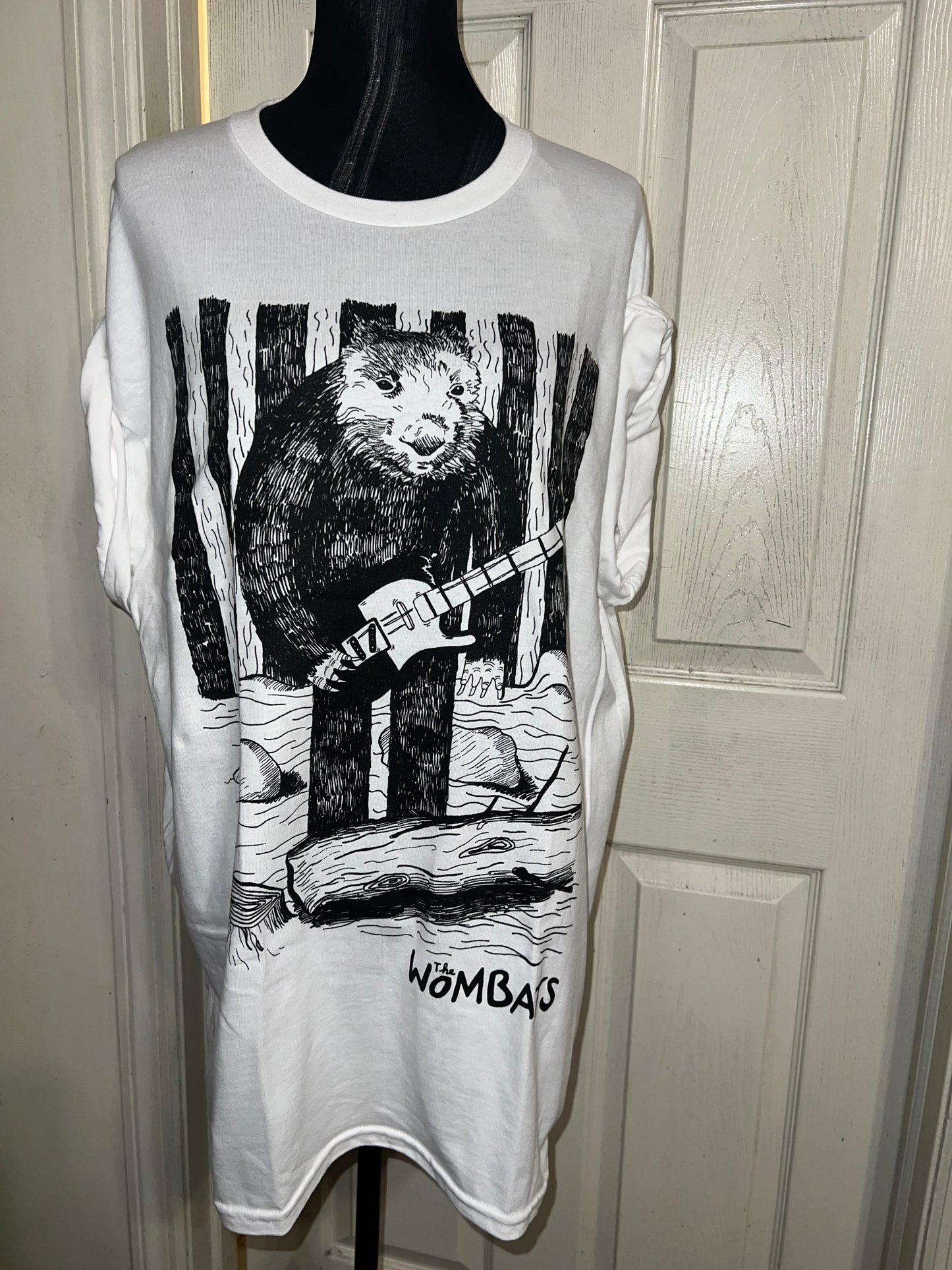 The Wombats Oversized Distressed Tee