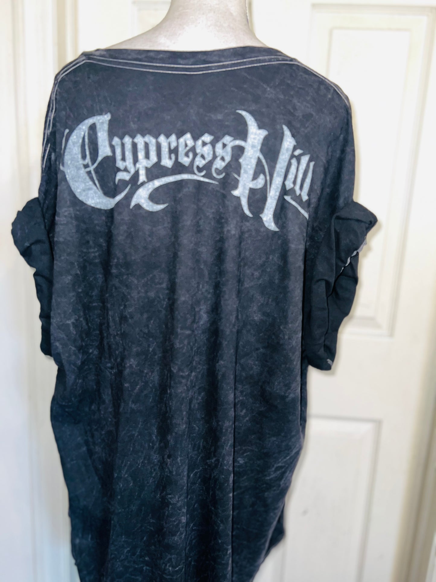 Cypress Hill Double Sided Oversized Distressed Tee