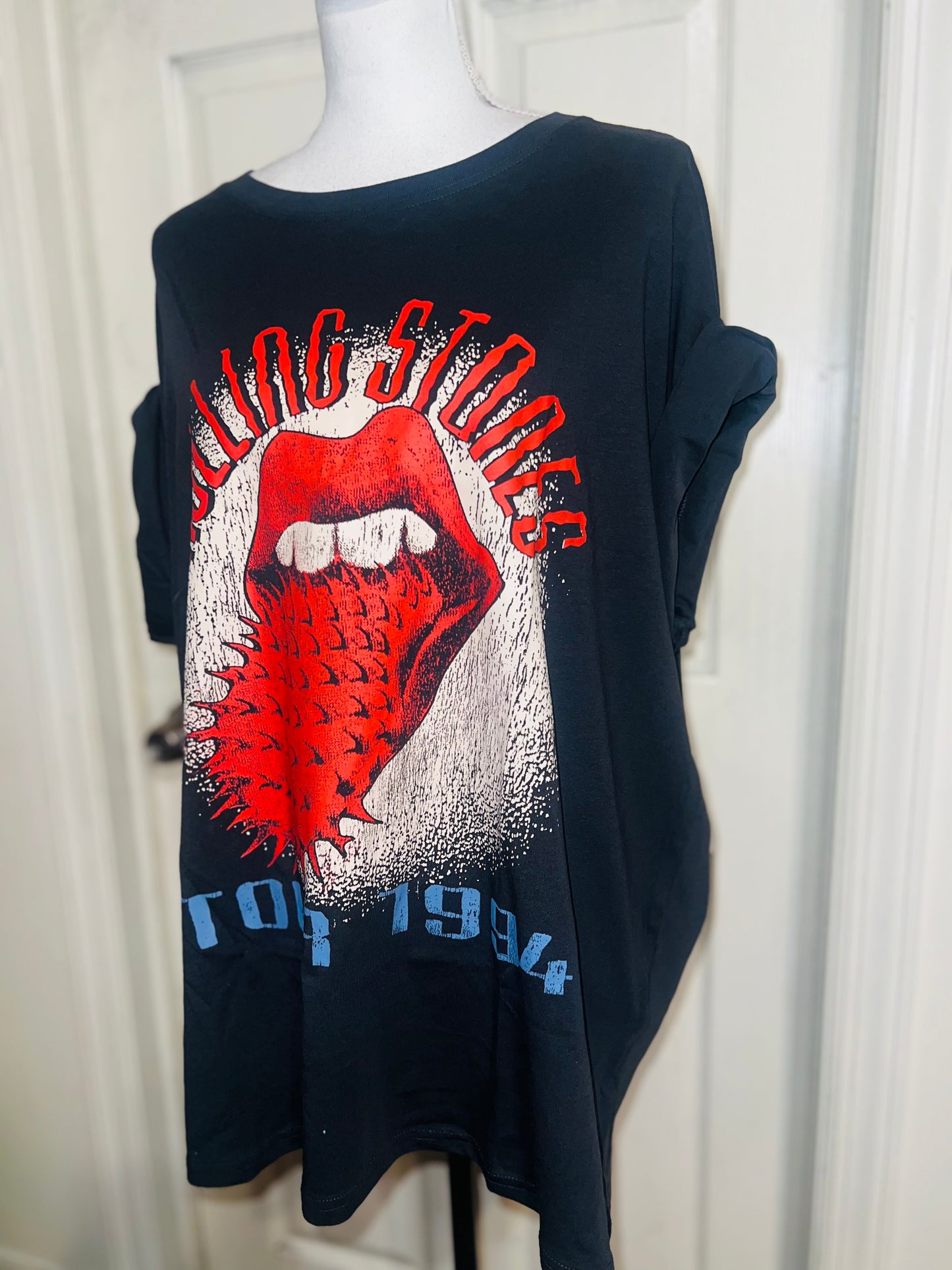Rolling Stones Oversized Distressed Tee