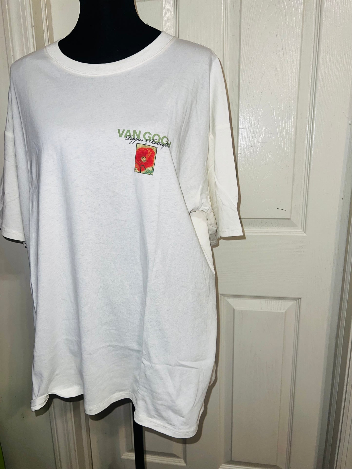 Vincent Van Gogh Double Sided Oversized Distressed Tee