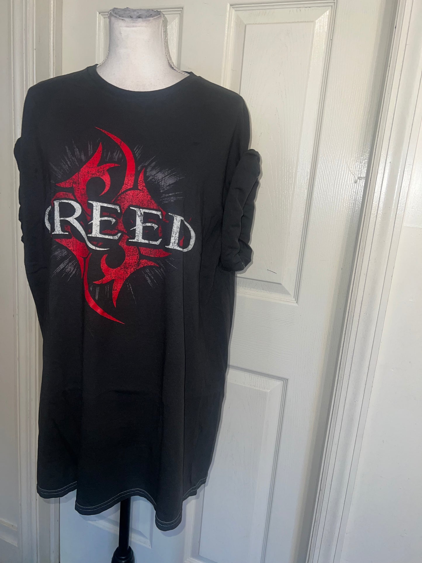 Creed Oversized Distressed Tee