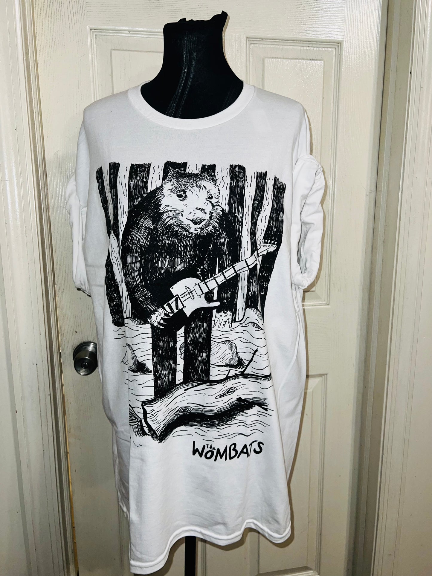 The Wombats Oversized Distressed Tee