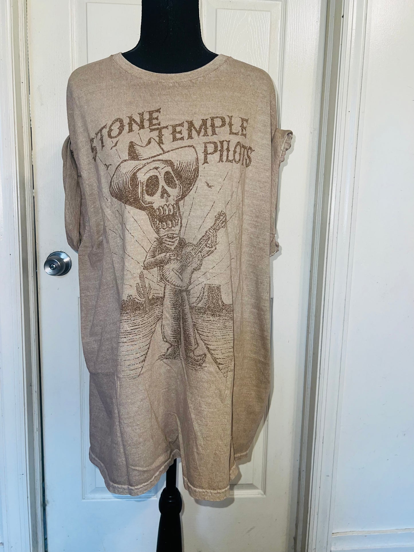 Stone Temple Pilots Oversized Distressed Tee