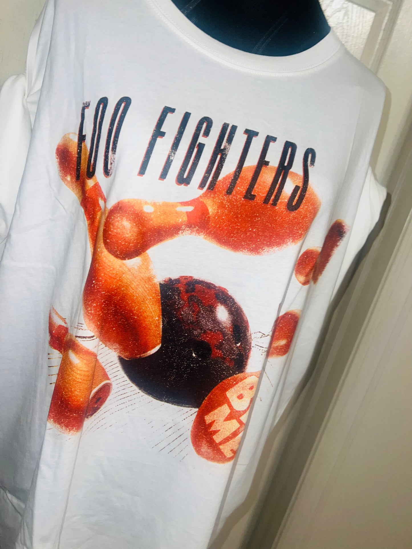 Foo Fighters Oversized Distressed Tee