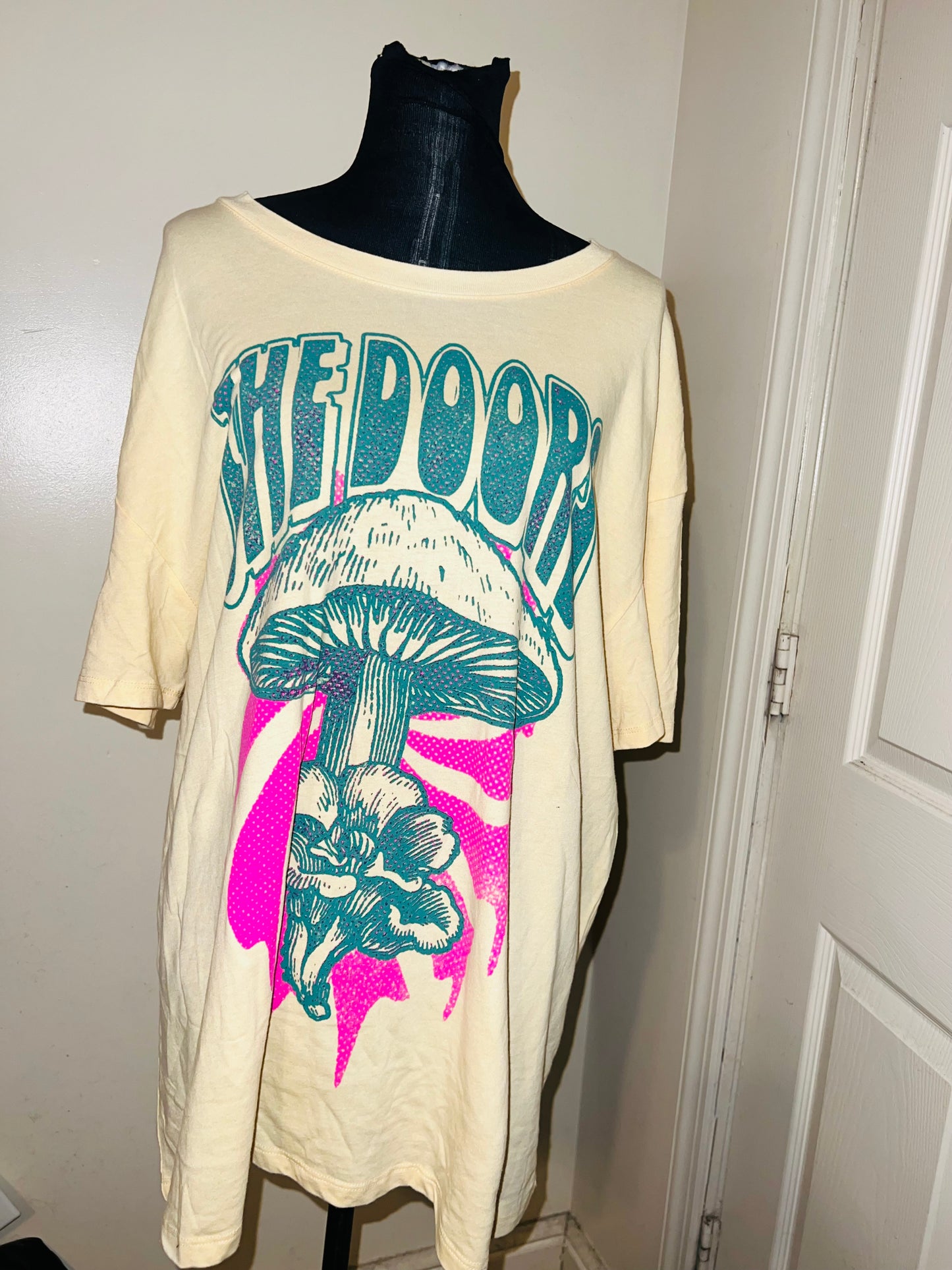 The Doors Double Sided Oversized Distressed Tee
