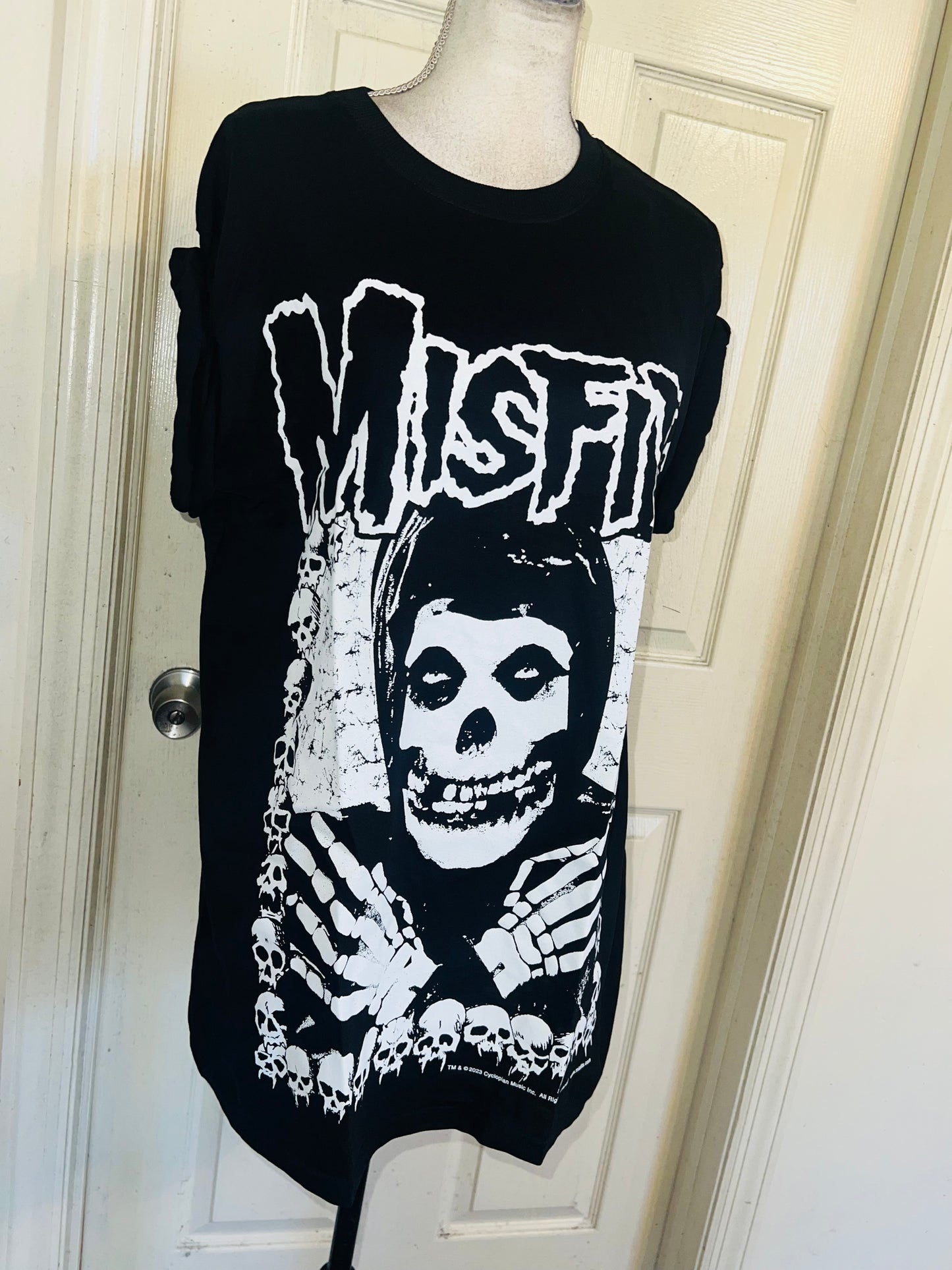 The Misfits Oversized Distressed Tee