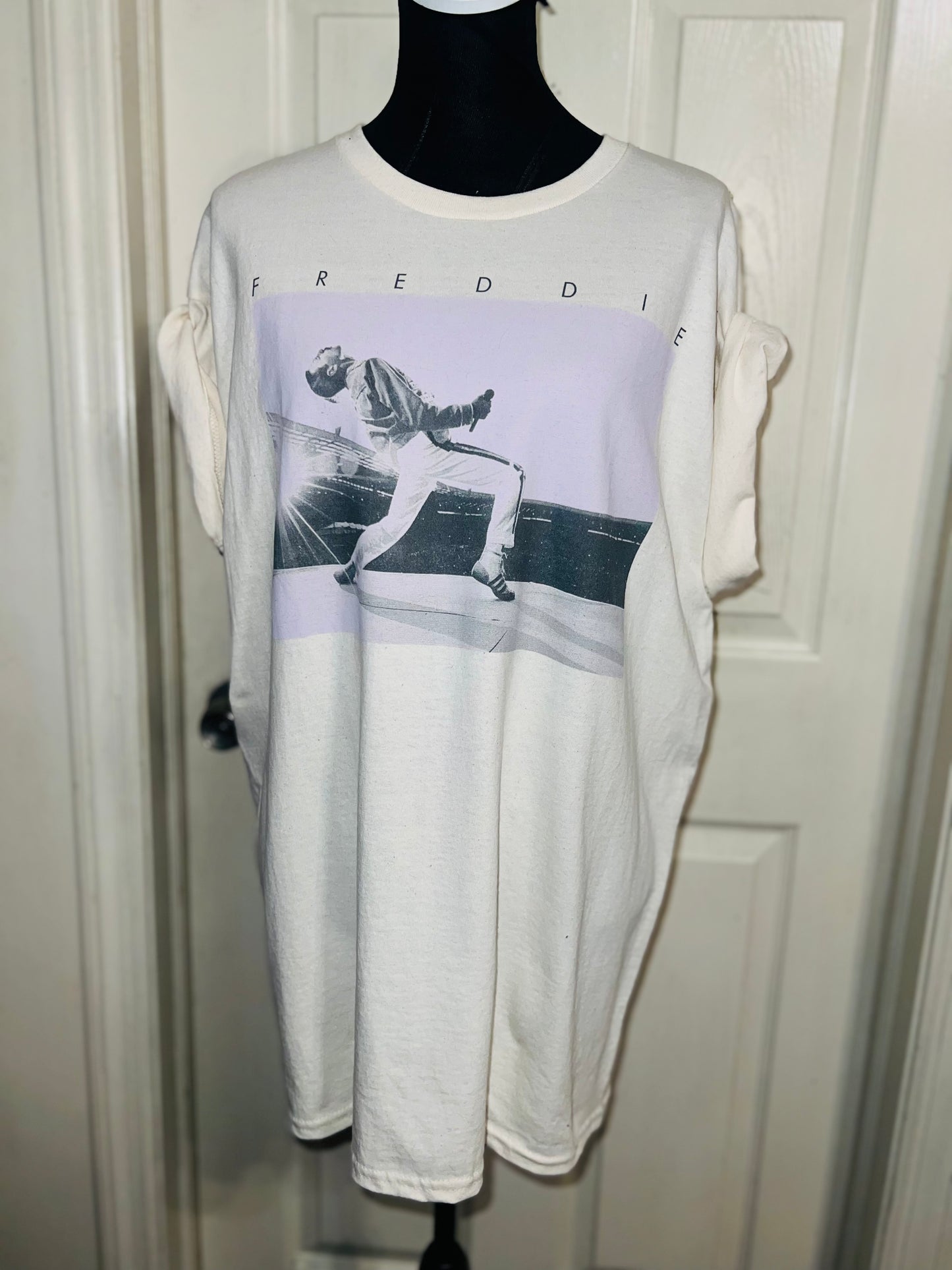 Freddie Mercury Oversized Distressed Tee