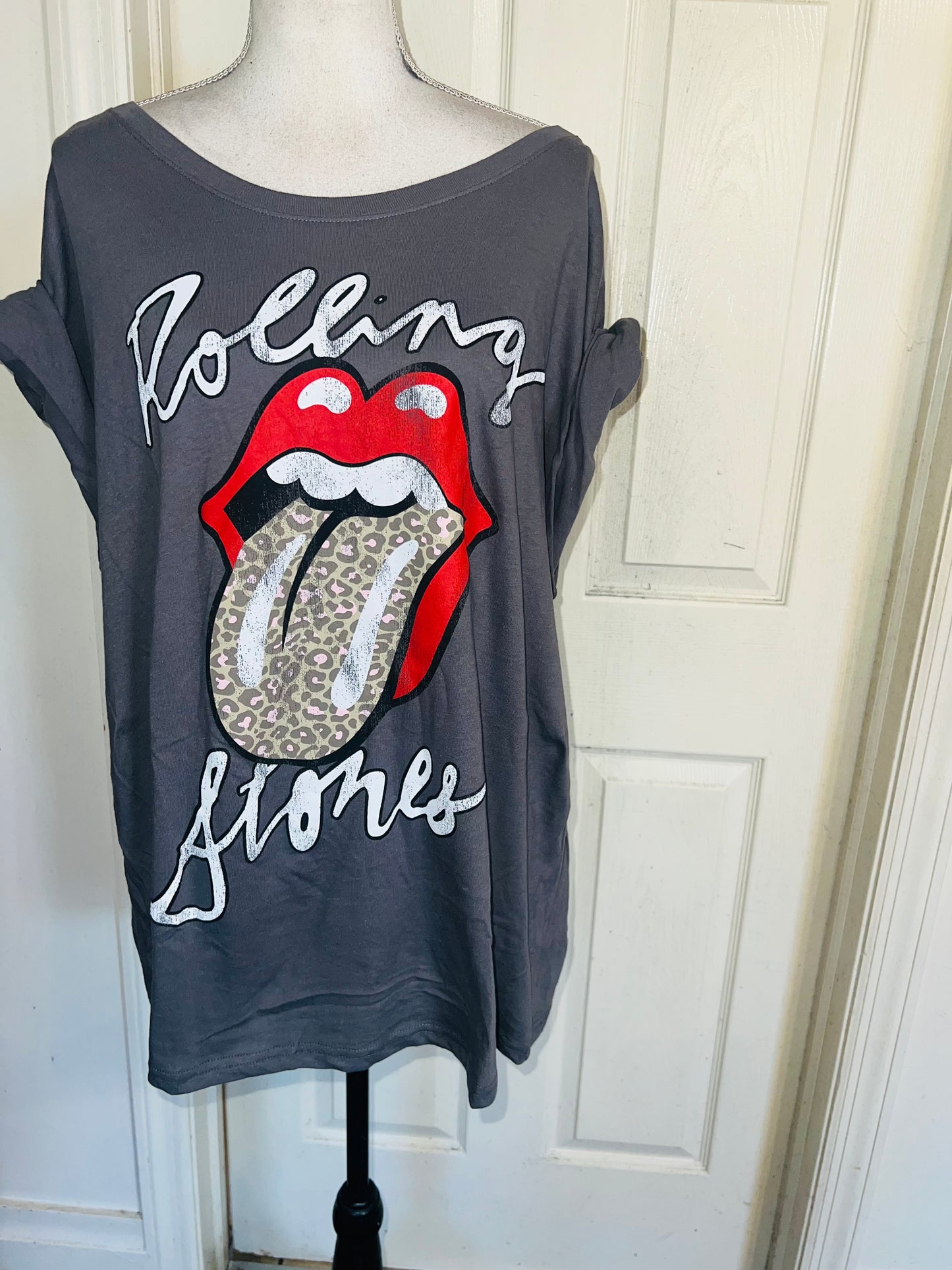 Rolling Stones Oversized Distressed Tee