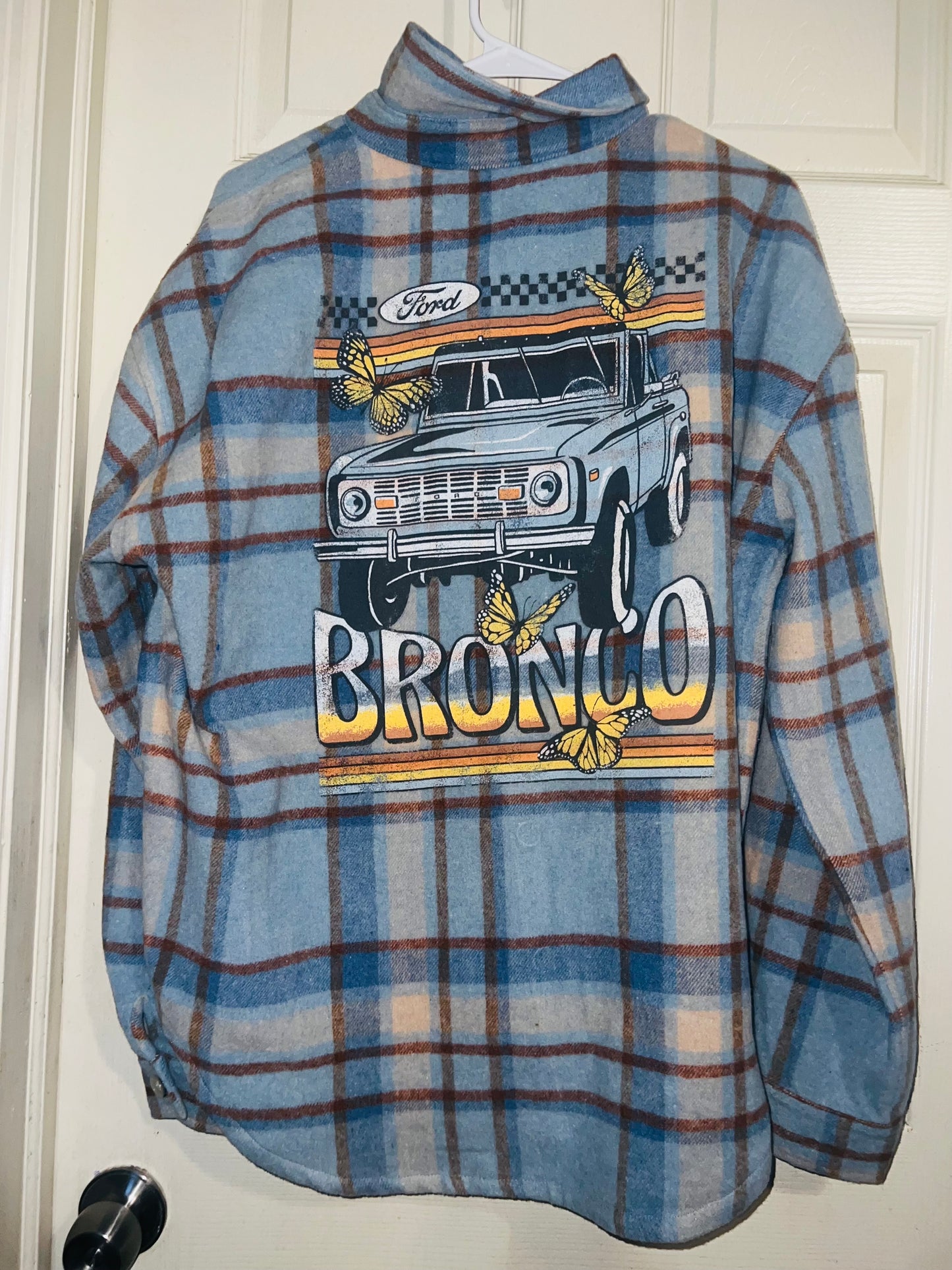 Ford Bronco Fleece Oversized Flannel