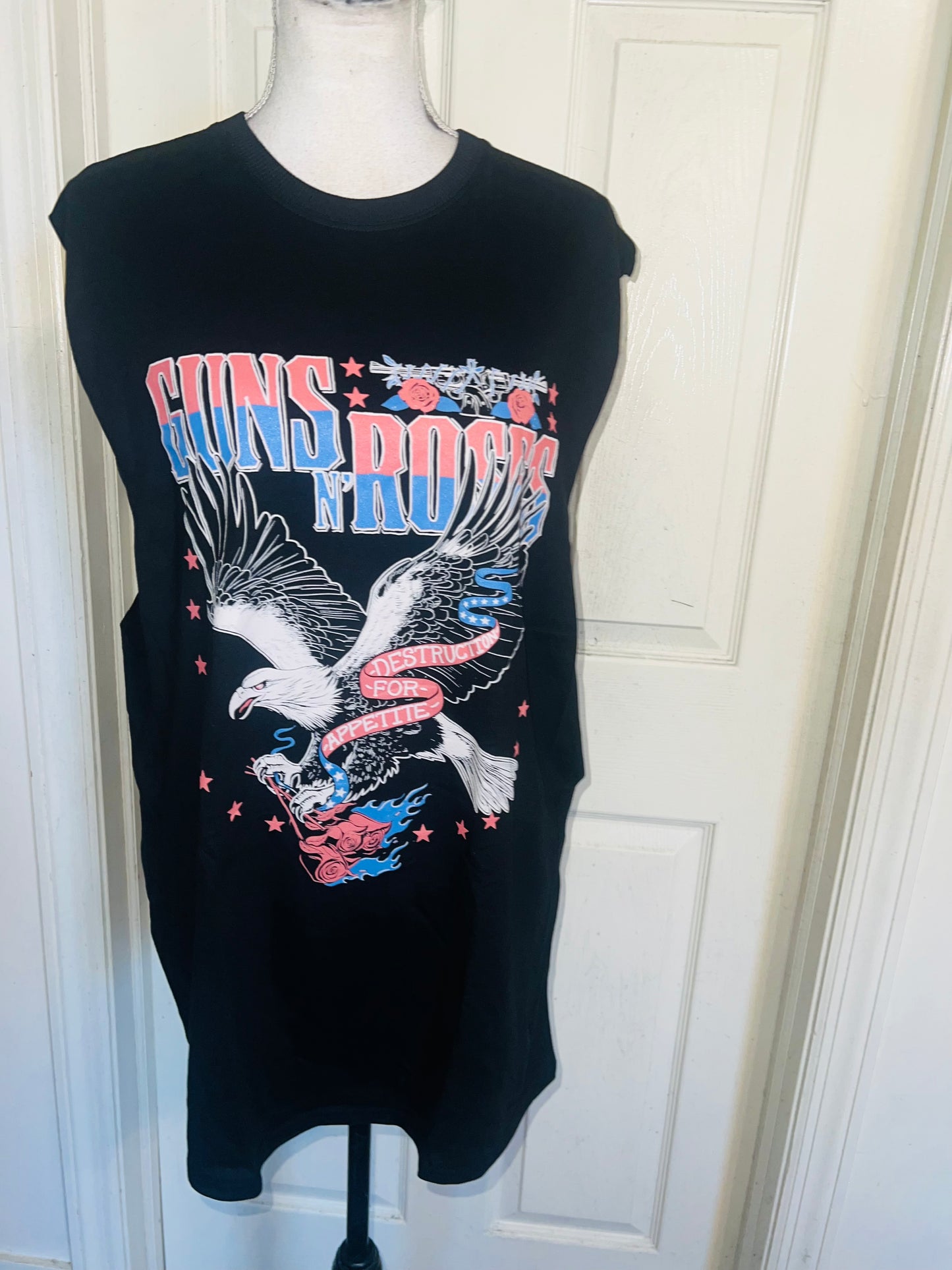 Guns N’ Roses Oversized Distressed Tank