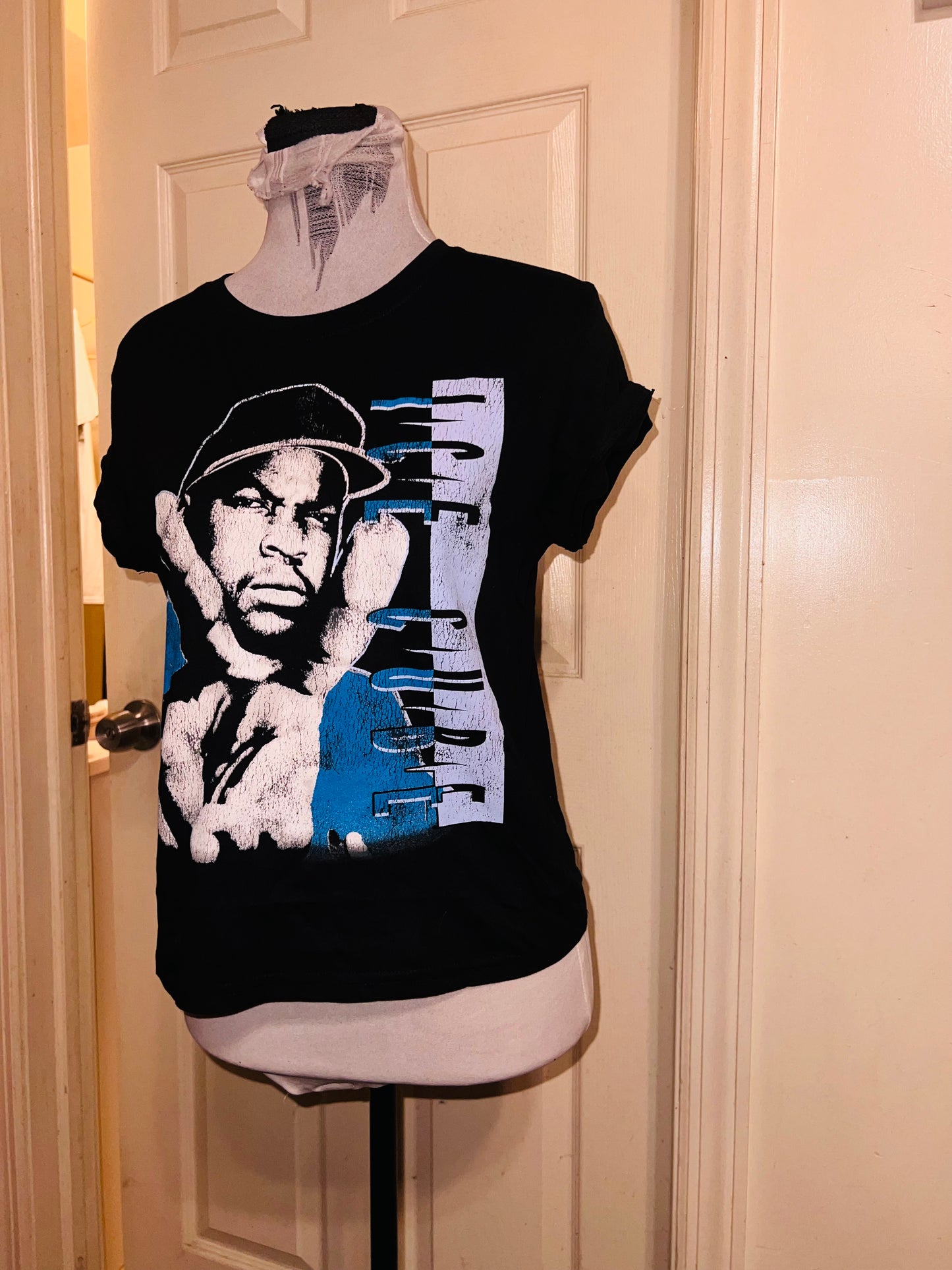 Ice Cube Distressed Baby Tee