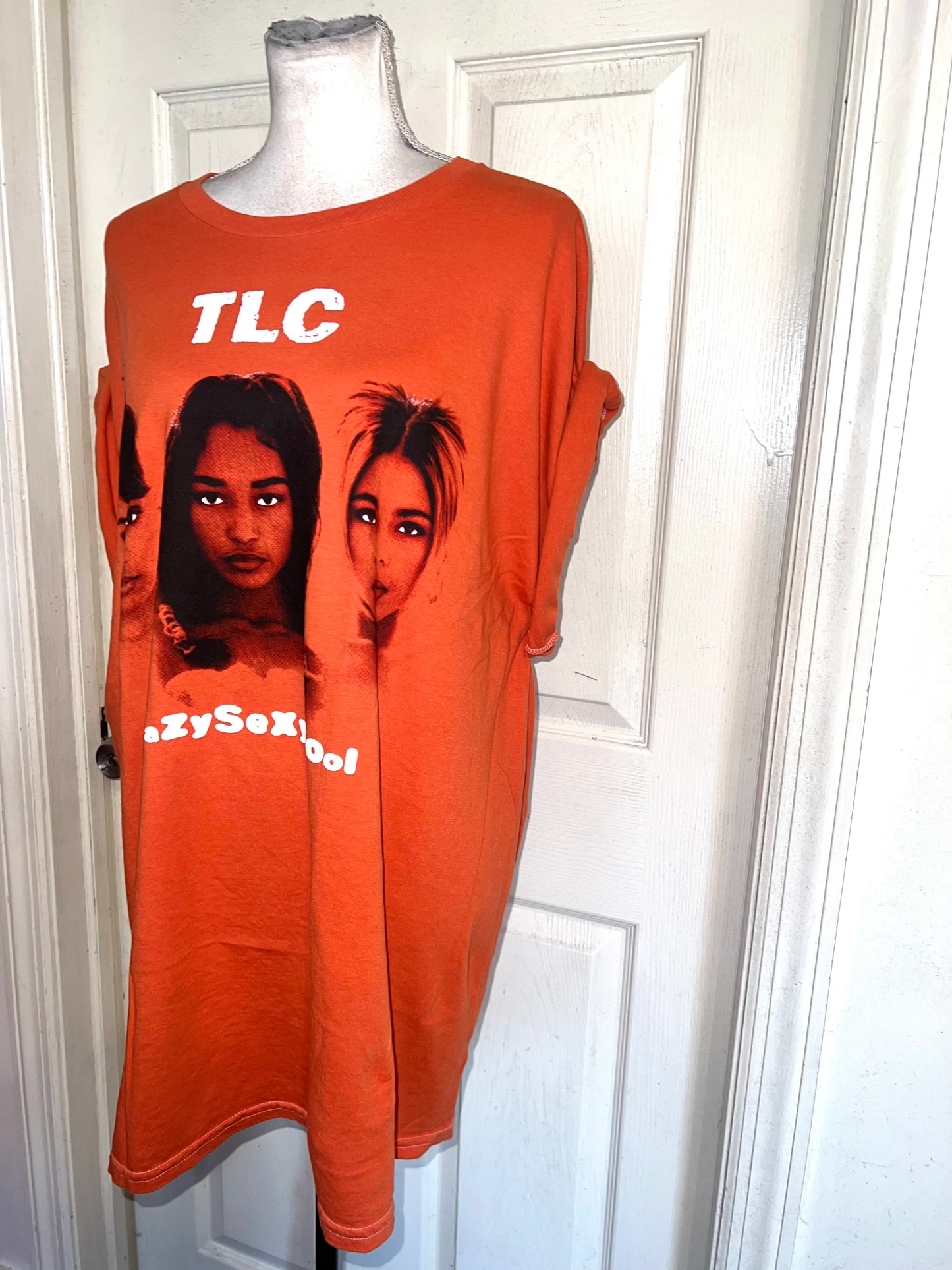 TLC Oversized Distressed Tee