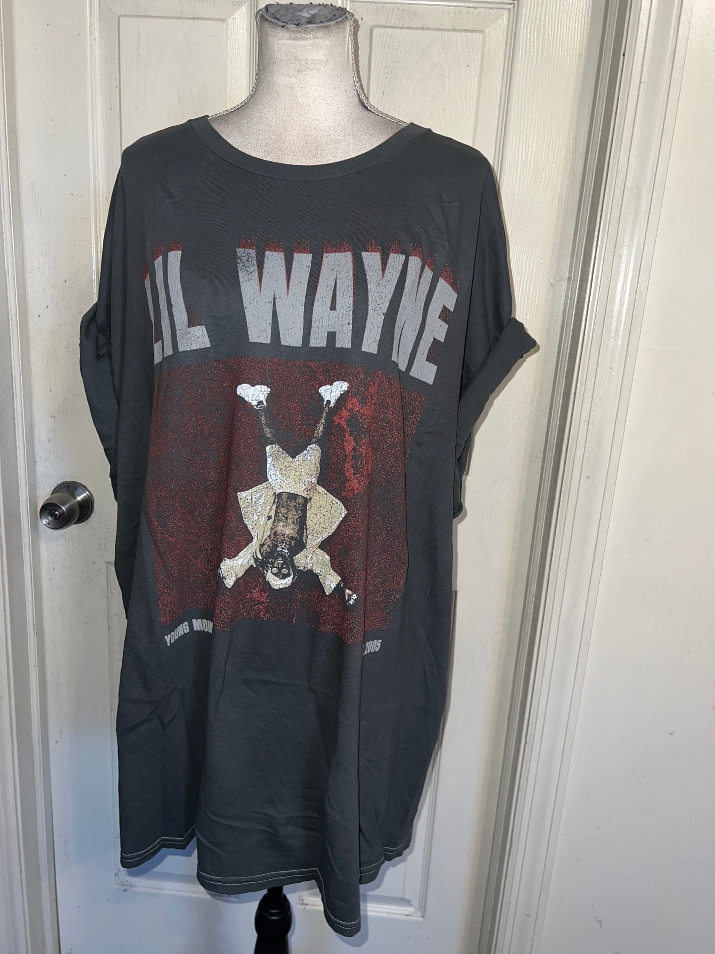 Lil Wayne Oversized Distressed Tee
