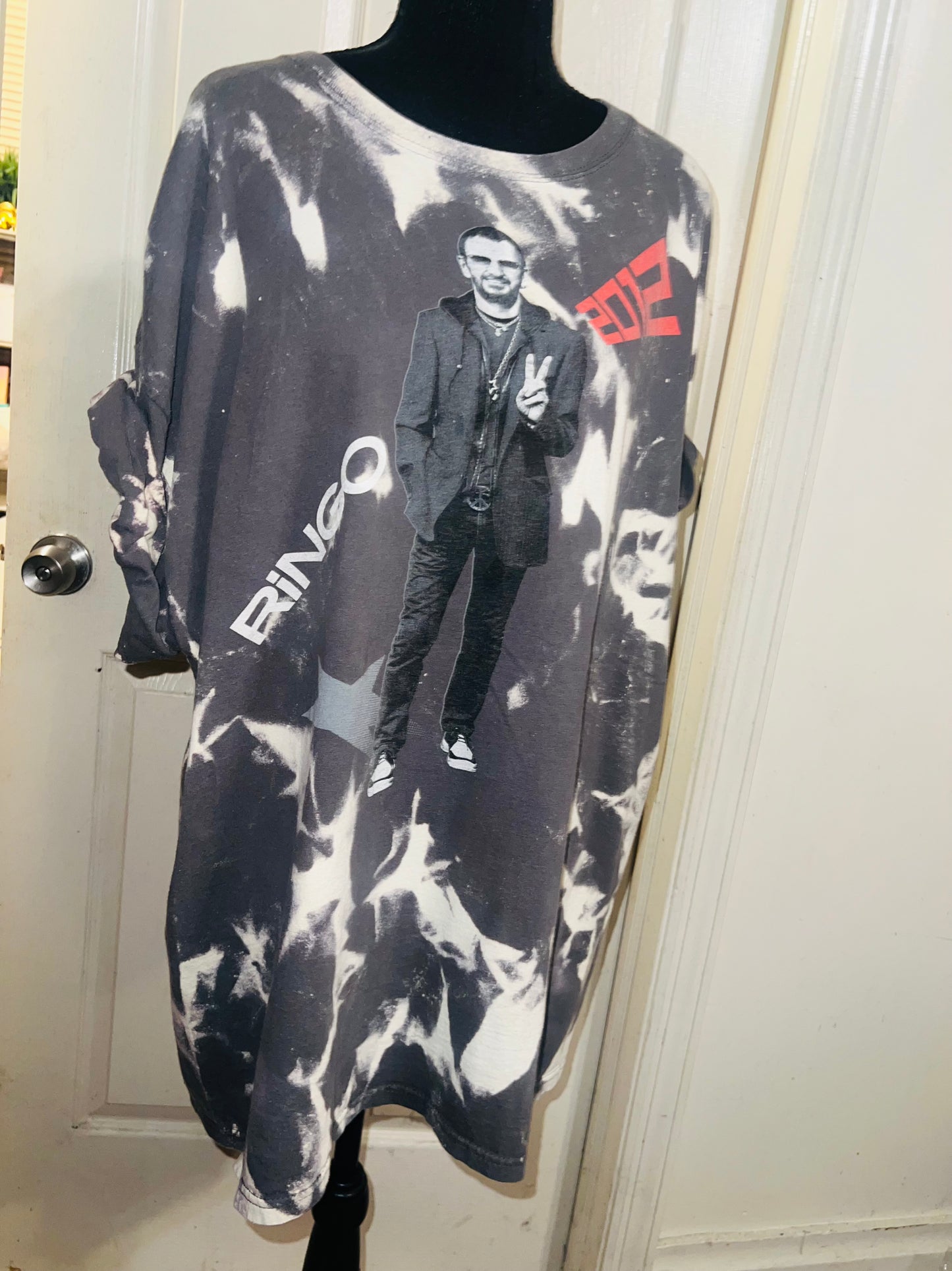 Bleached Ringo Starr Vintage Double Sided Tee