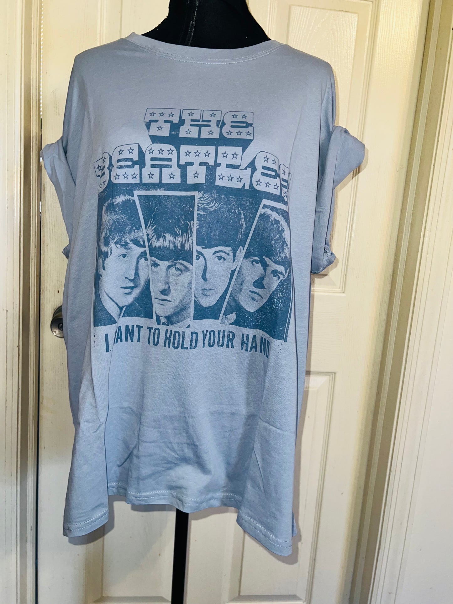 The Beatles Oversized Distressed Tee