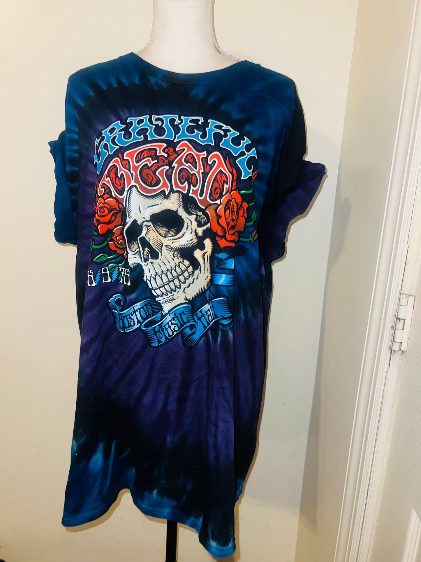 Grateful Dead Boston Oversized Distressed Tee