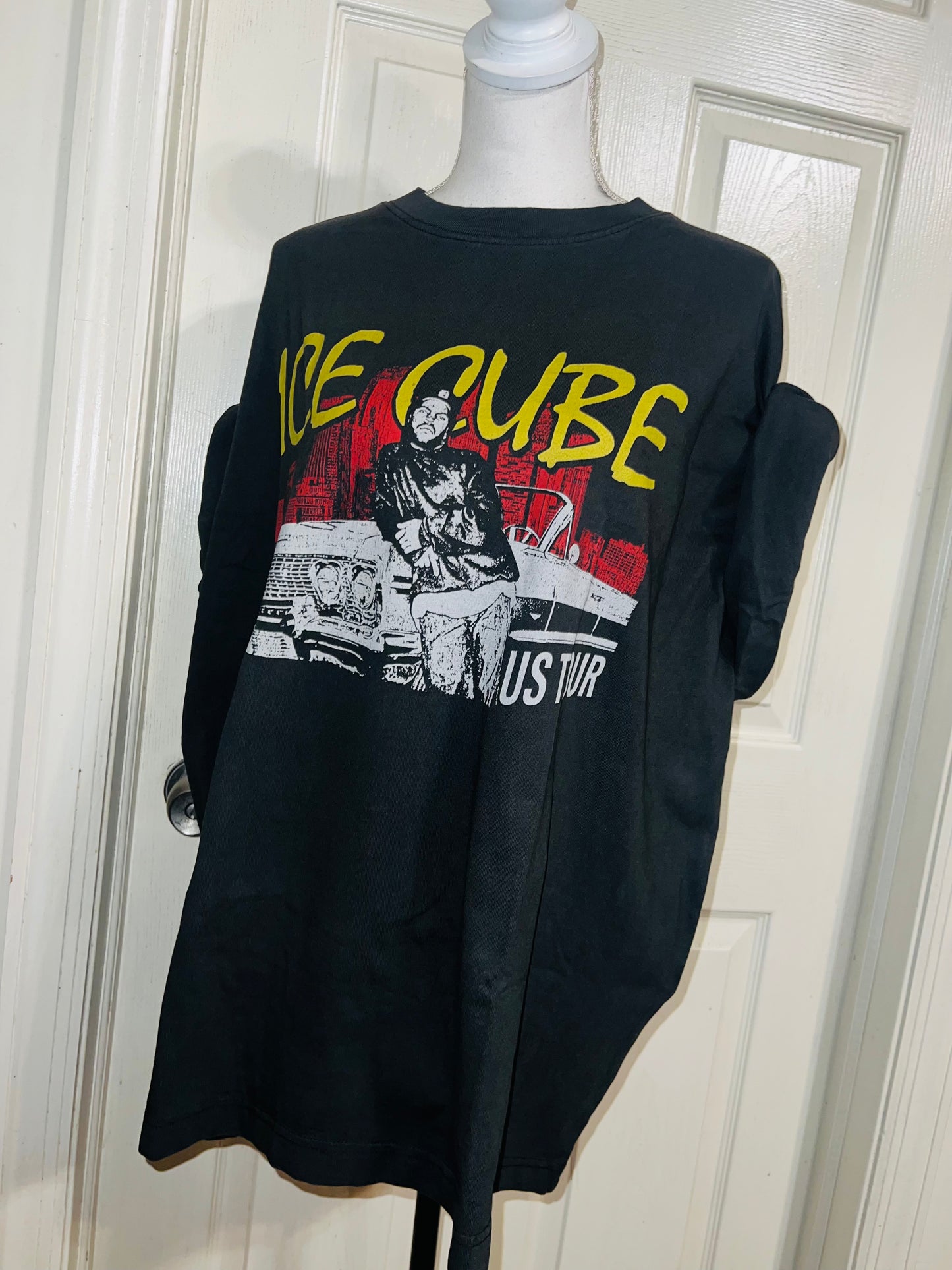 Ice Cube Double Sided Oversized Distressed Tee