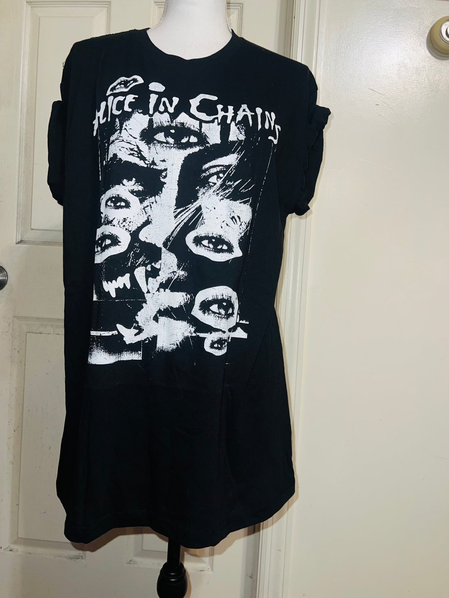 Alice In Chains Oversized Distressed Tee