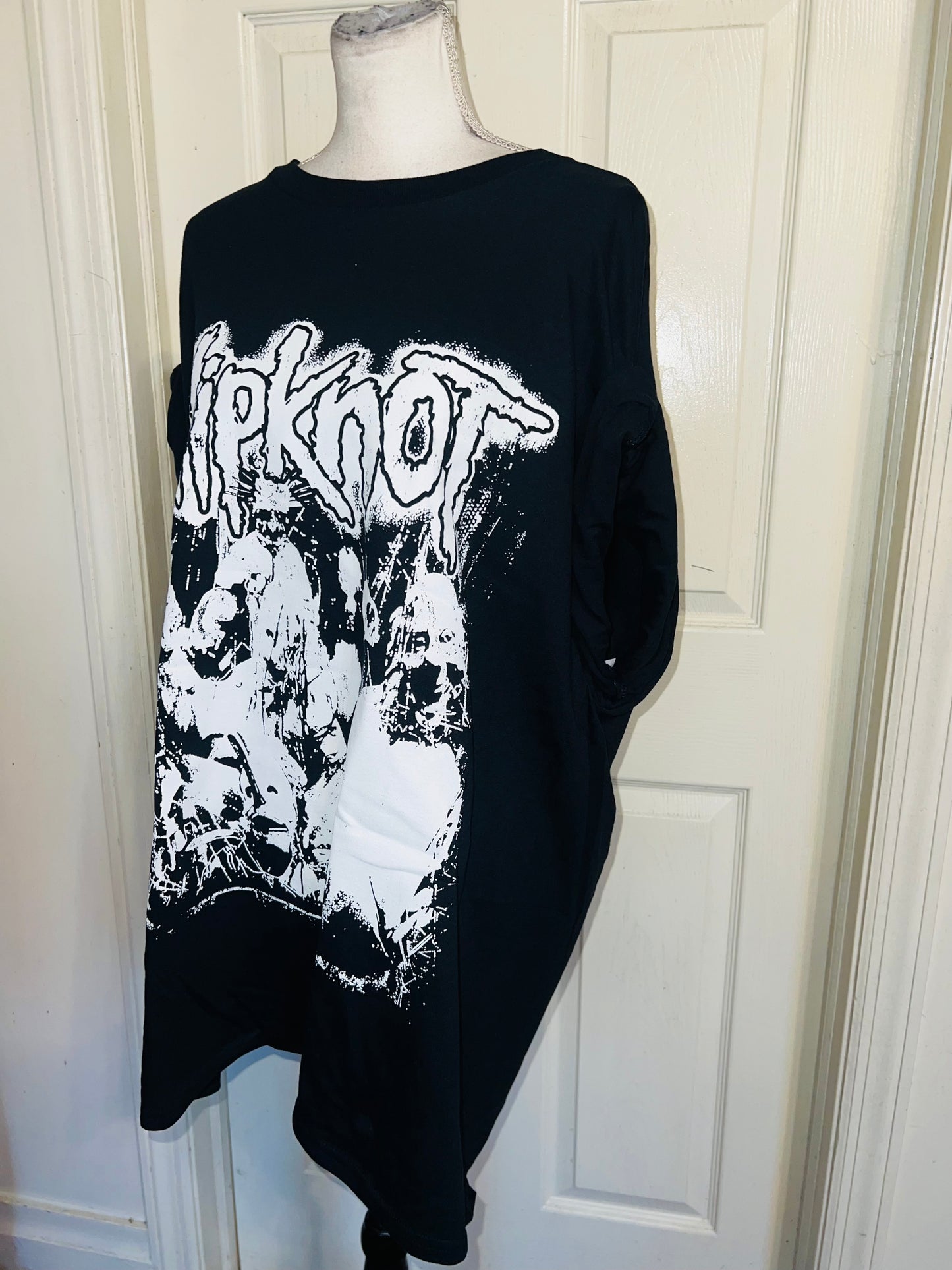 Slipknot Double Sided Oversized Distressed Tee