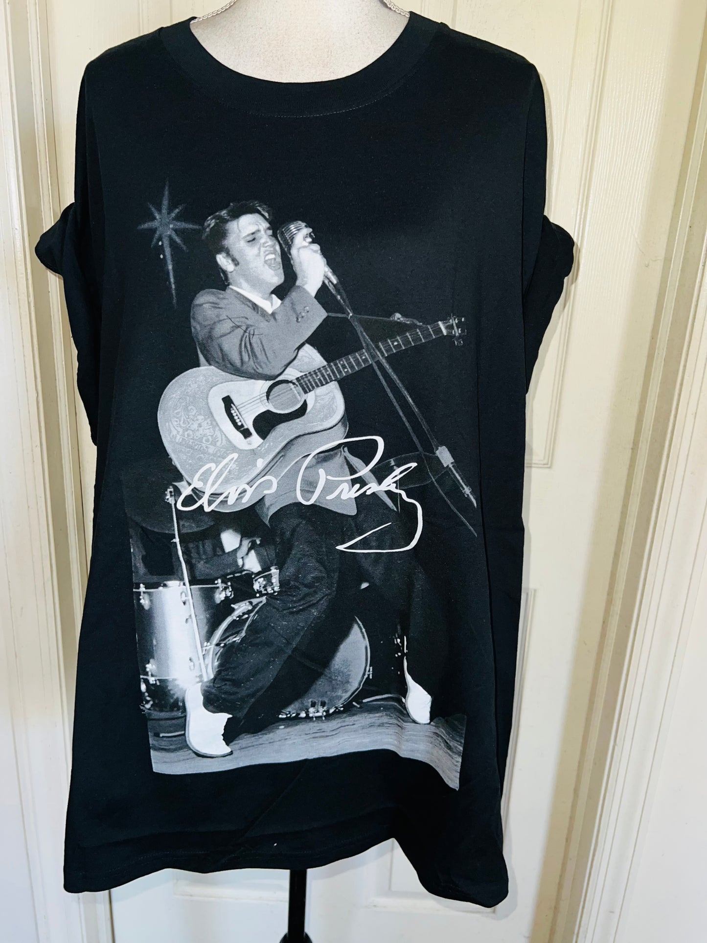 Elvis Presley Oversized Distressed Tee