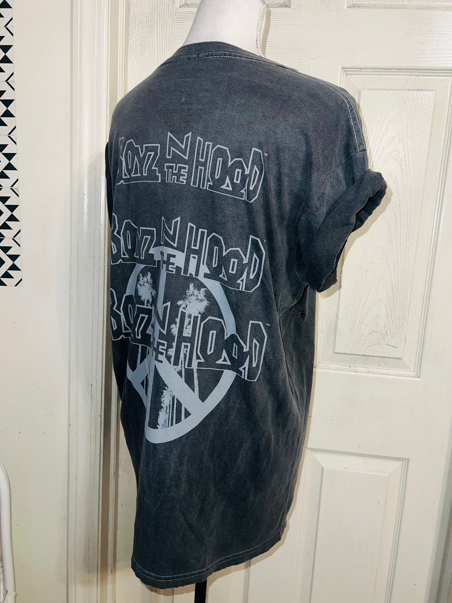 Boyz in The Hood Double Sided Oversized Distressed Tee