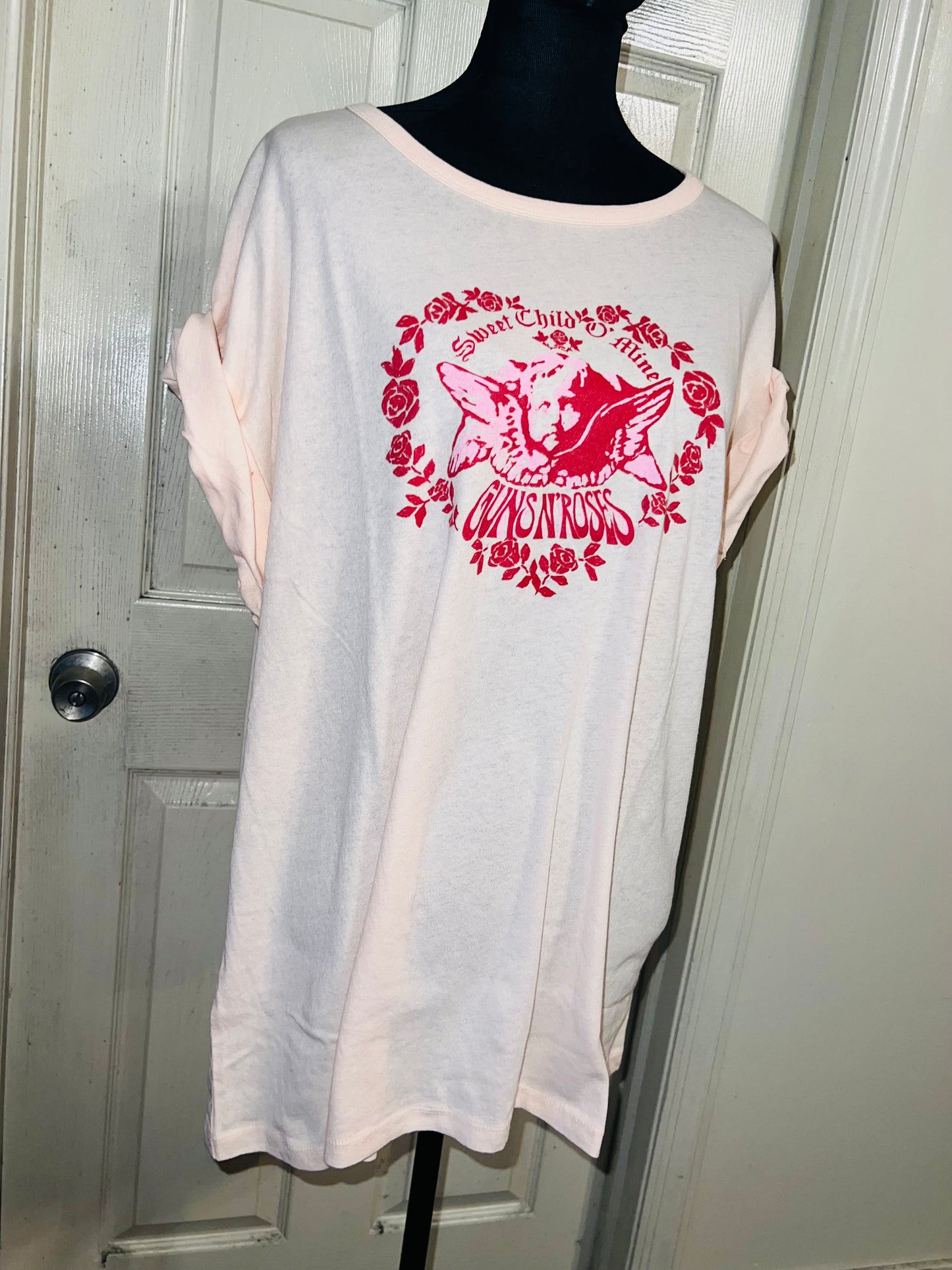 Guns n Roses Oversized Distressed Tee