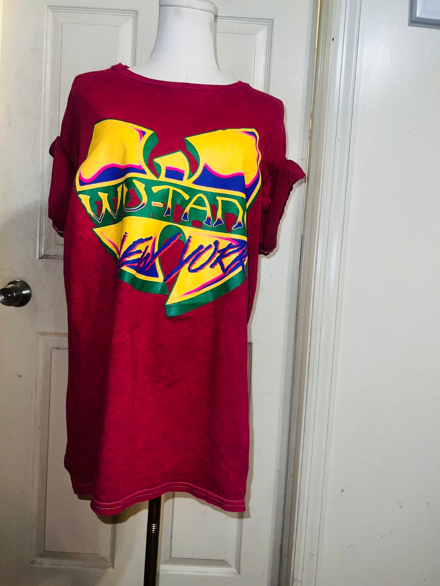 Wu-Tang Clan Oversized Distressed Tee