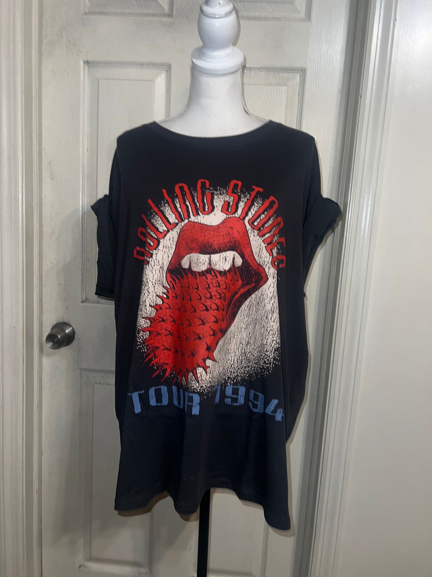 Rolling Stones Oversized Distressed Tee