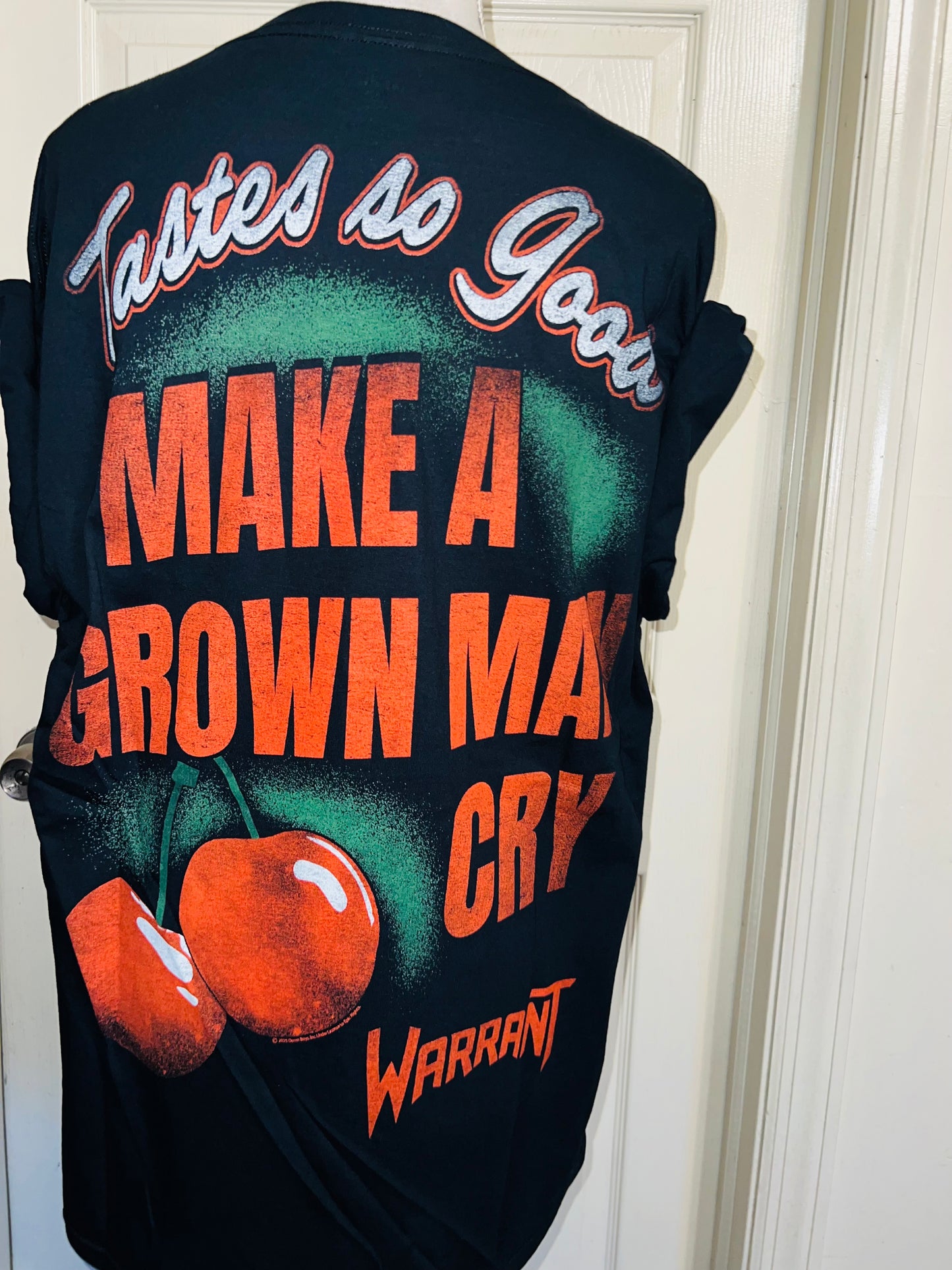 Warrant Double Sided Oversized Distressed Tee
