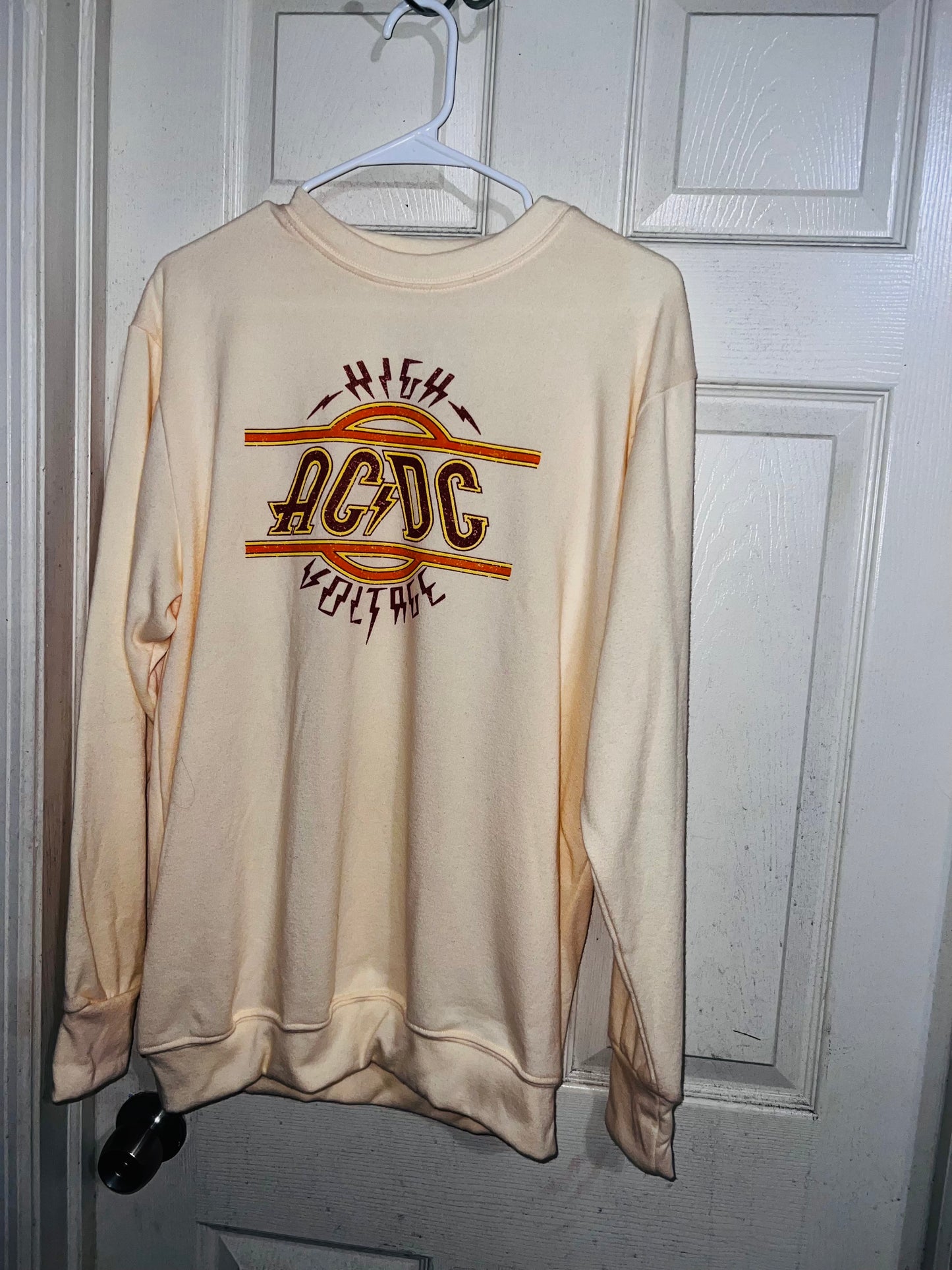 AC/DC Oversized Long Sleeve Shirt/Sweatshirt