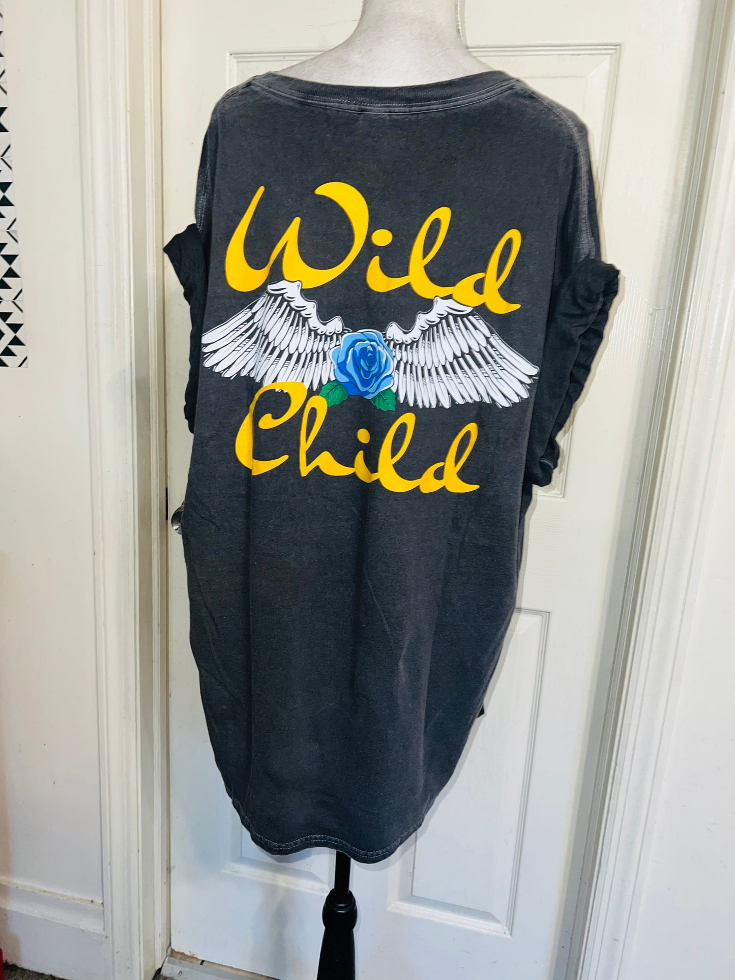 Betty Boop Wild Child Oversized Distressed Tee