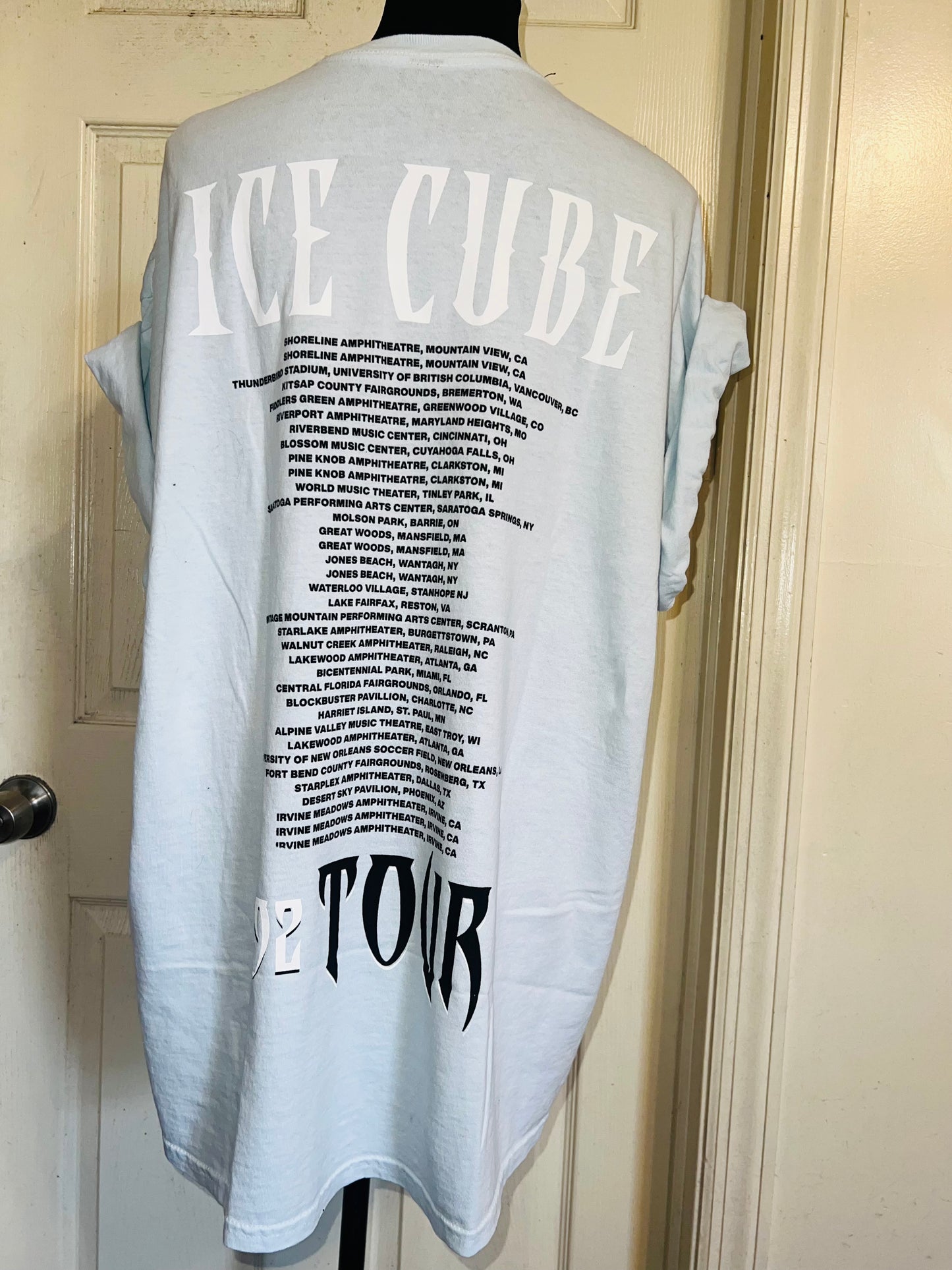 Ice Cube Double Sided Oversized Distressed Tee