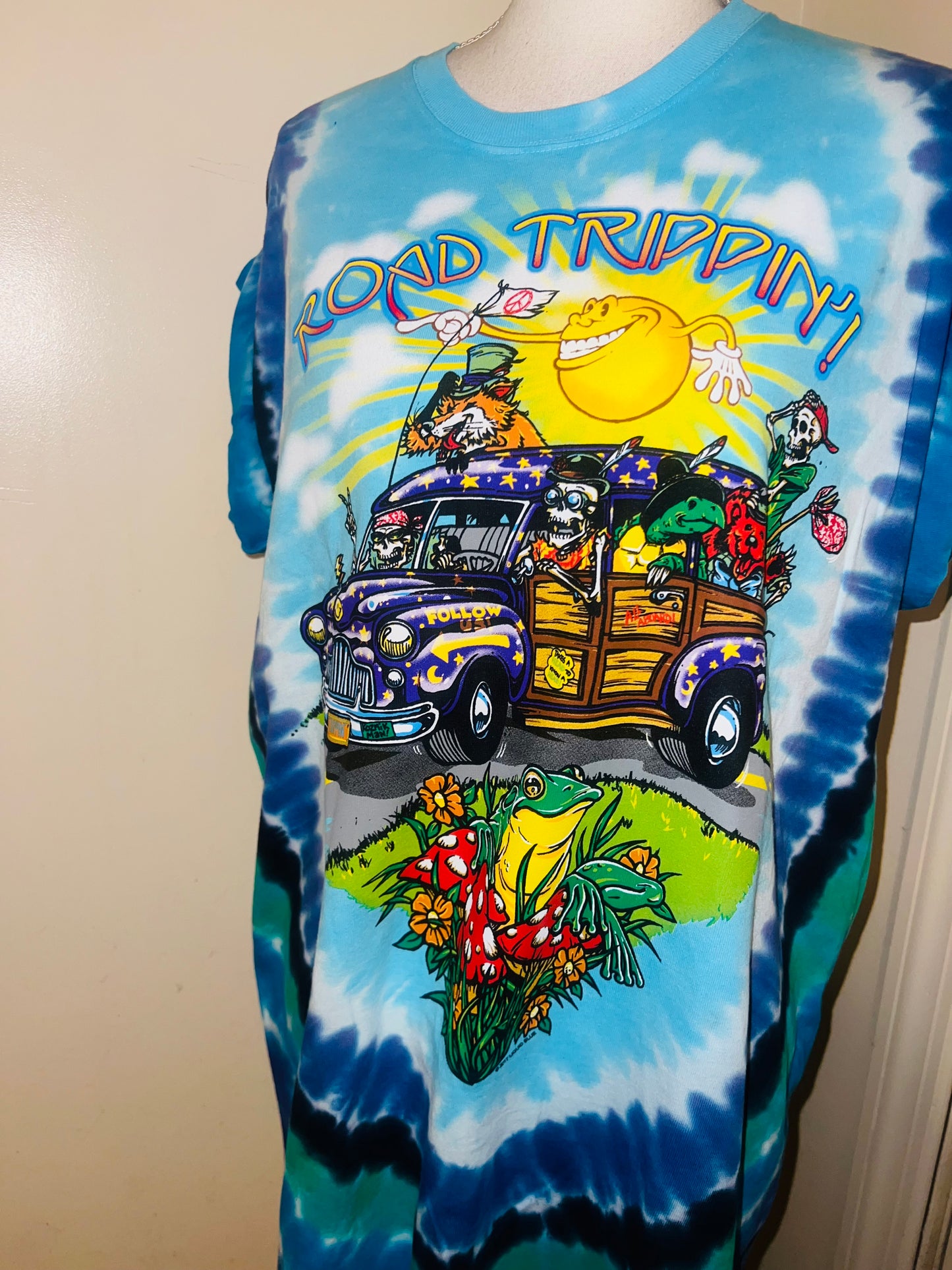 Grateful Dead Road Trippin’ Double Sided Distressed Tee