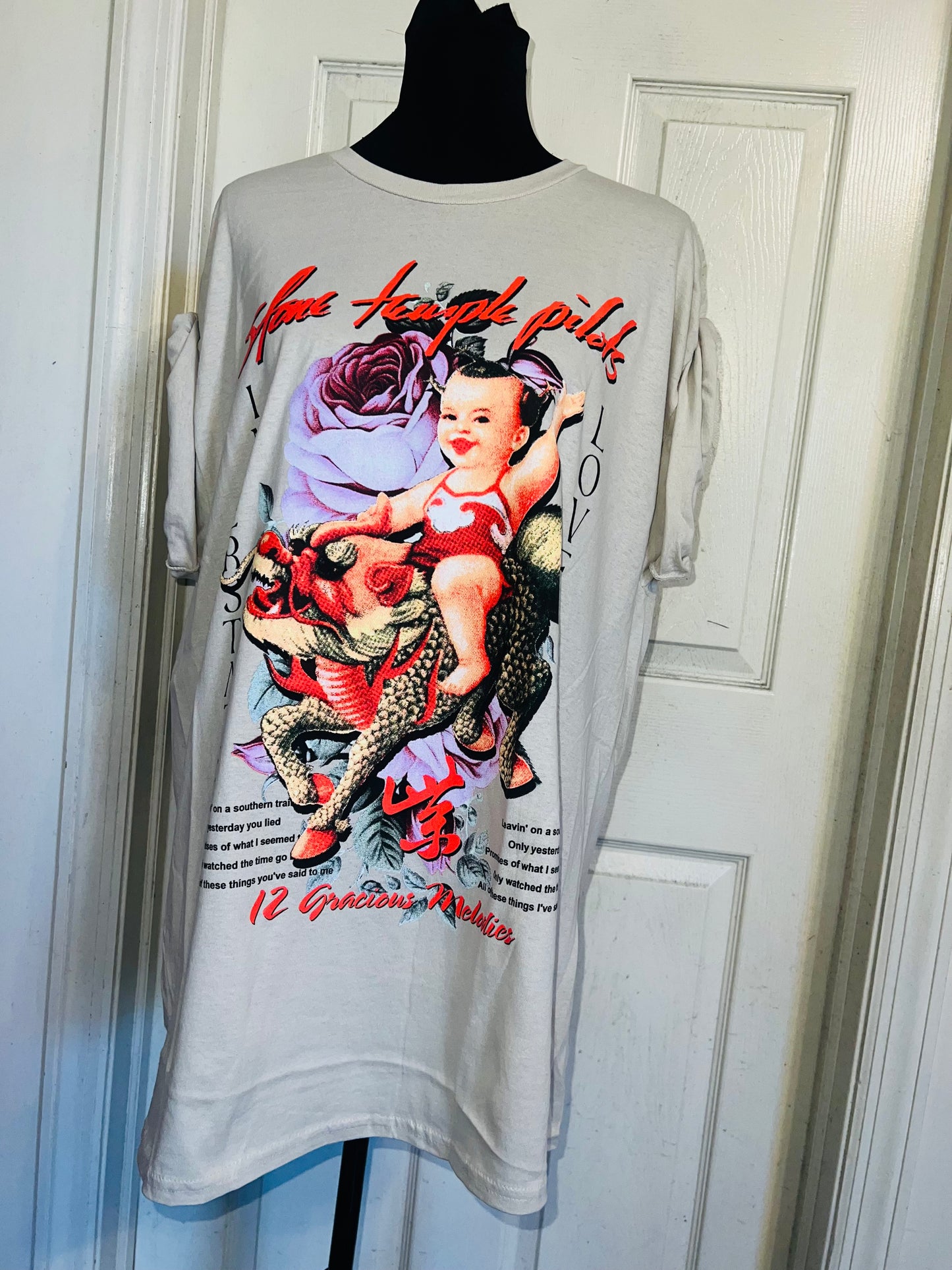 Stone Temple Pilots Oversized Distressed Tee
