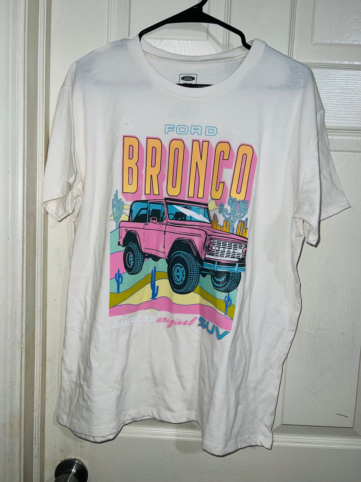 Ford Bronco Oversized Distressed Tee