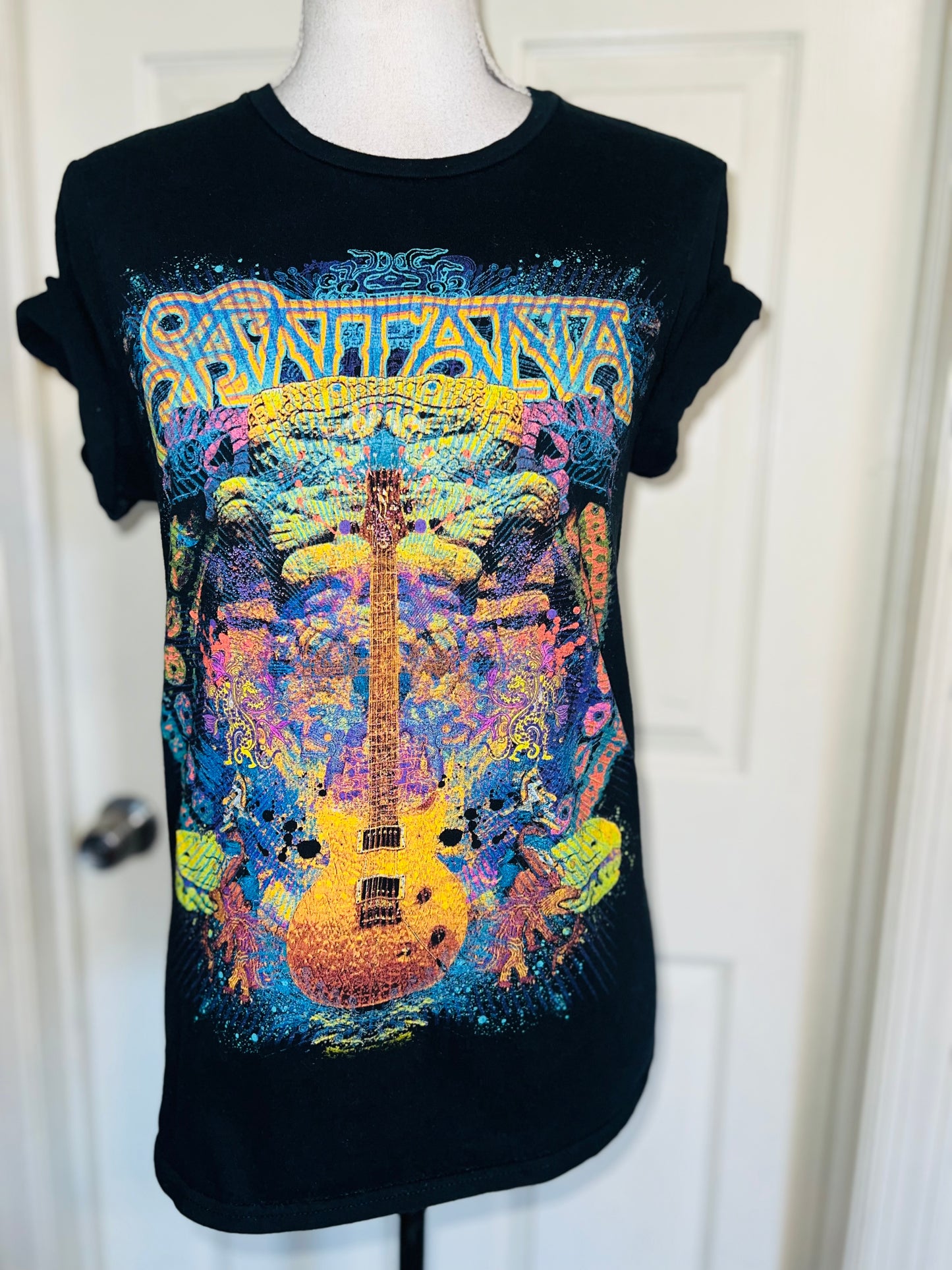 Santana Vintage Oversized Distressed Tee