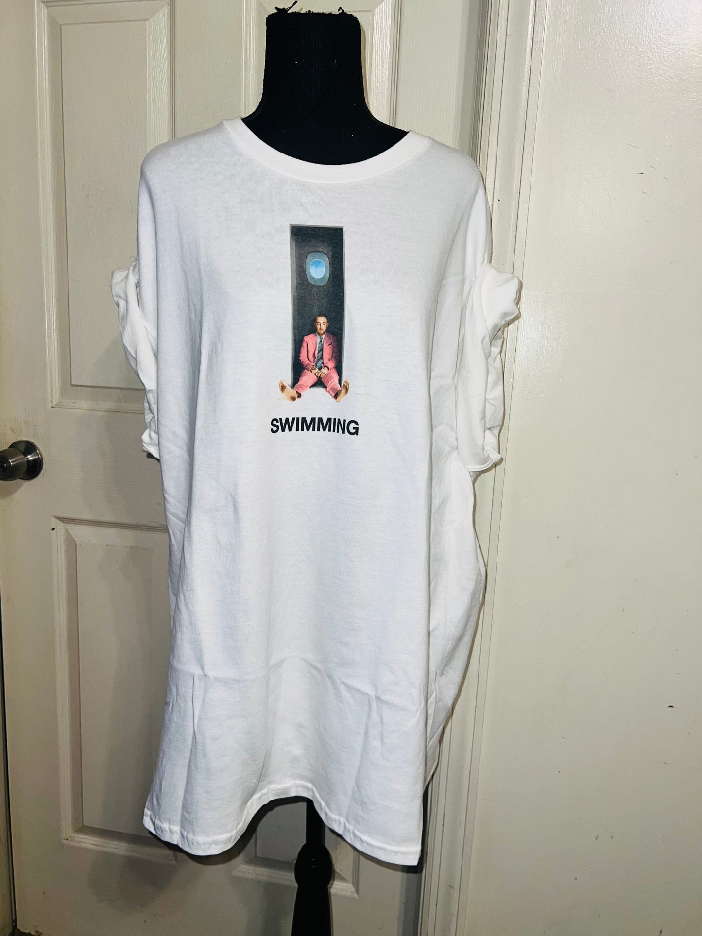 Mac Miller Swimming Double Sided Oversized Tee