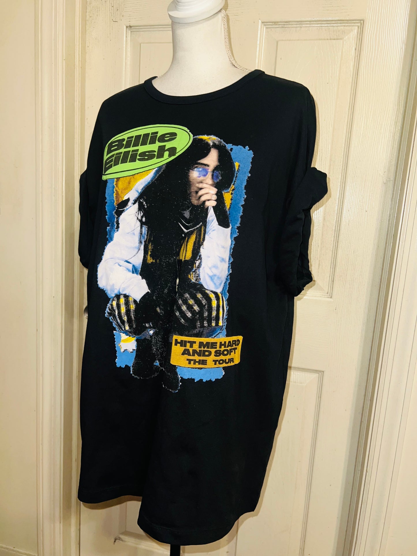 Billie Eilish Double Sided HMHAS Tour Distressed Tee