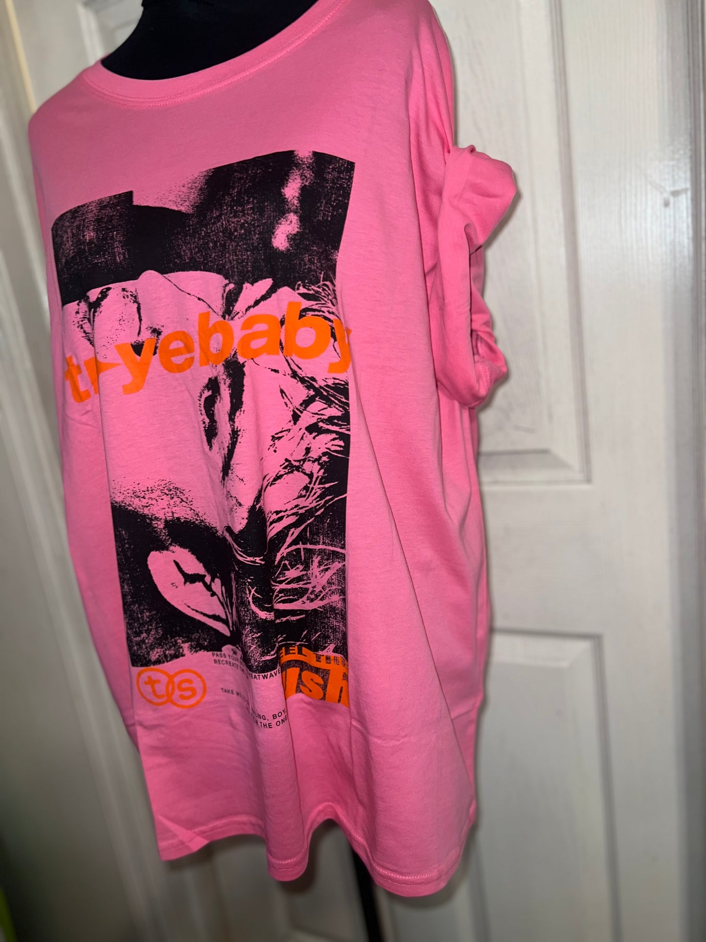 Troye Sivan Oversized Distressed Tee