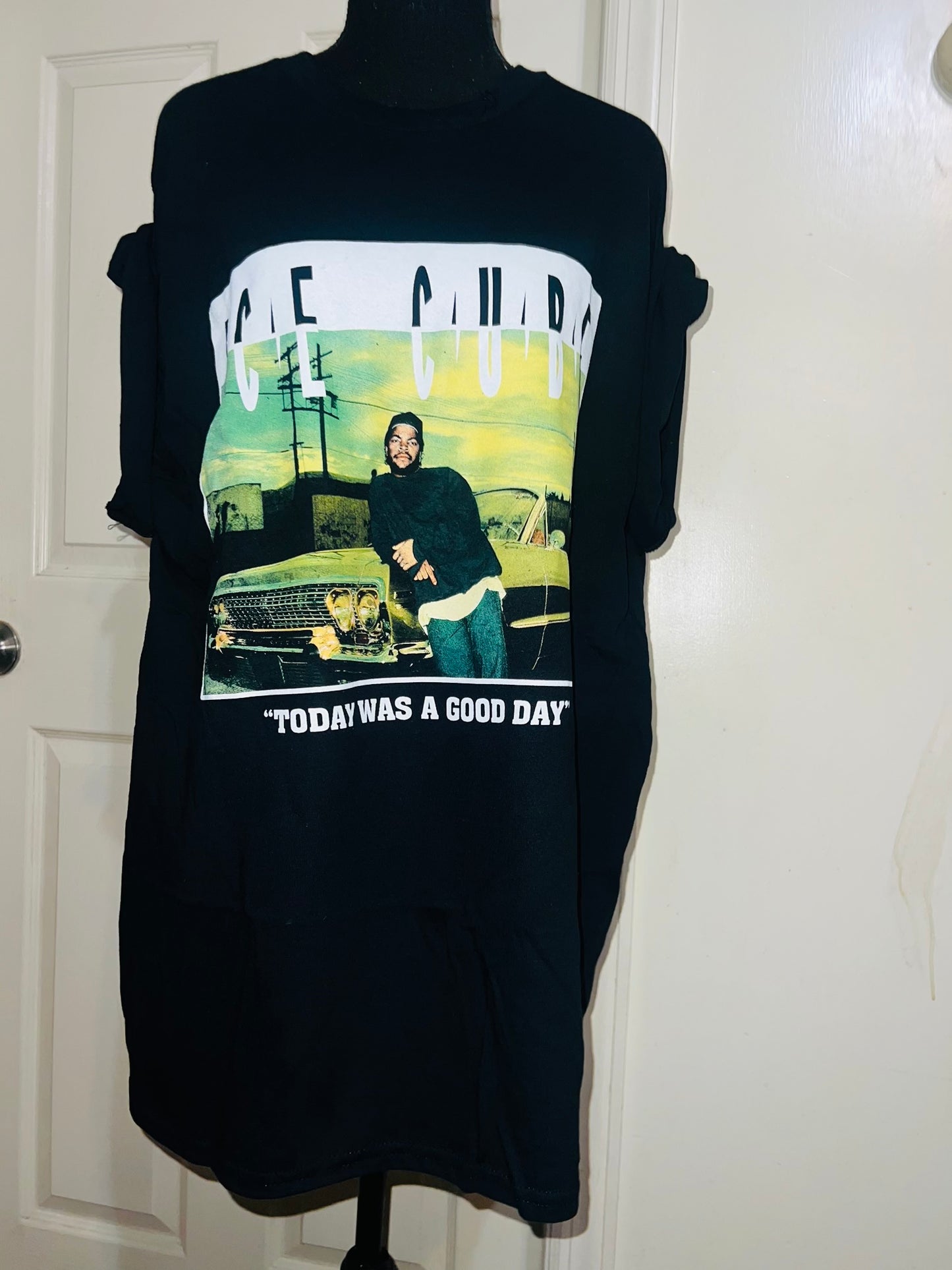 Ice Cube Oversized Distressed Tee