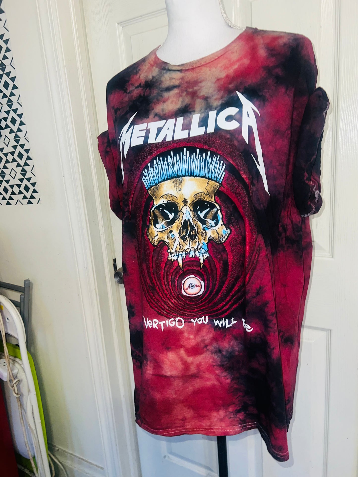 Metallica Oversized Distressed Tee
