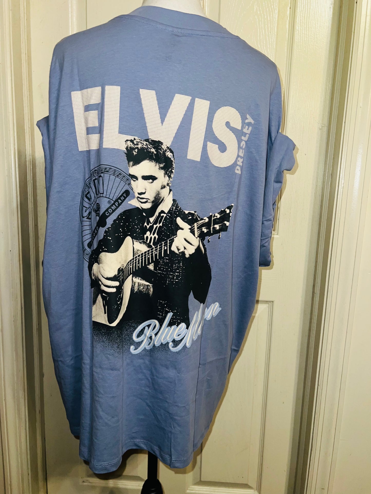 Elvis Double Sided Oversized Distressed Tee